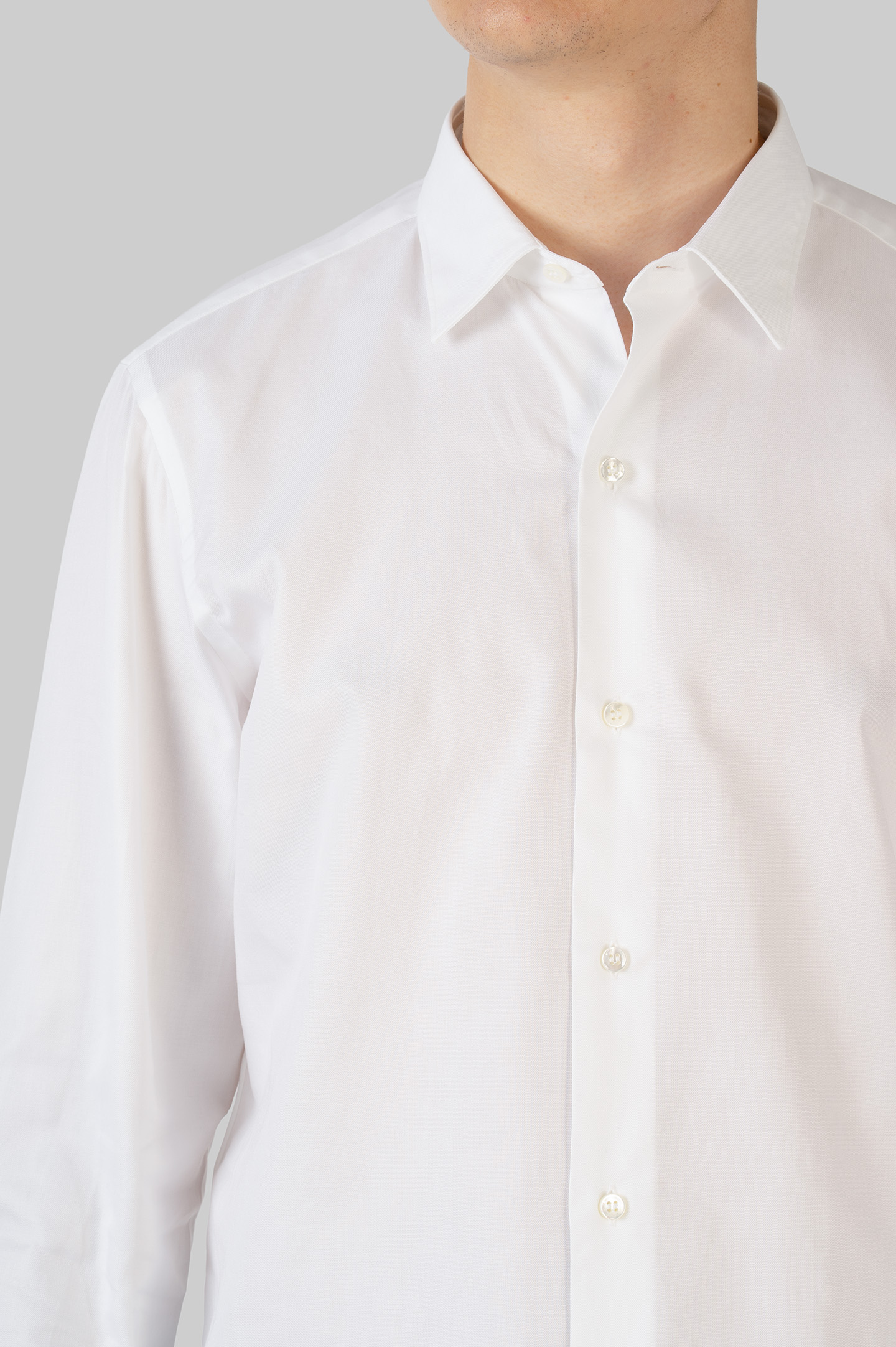 Рубашка LORO PIANA F1-FAI4990, цвет: Белый, Мужской