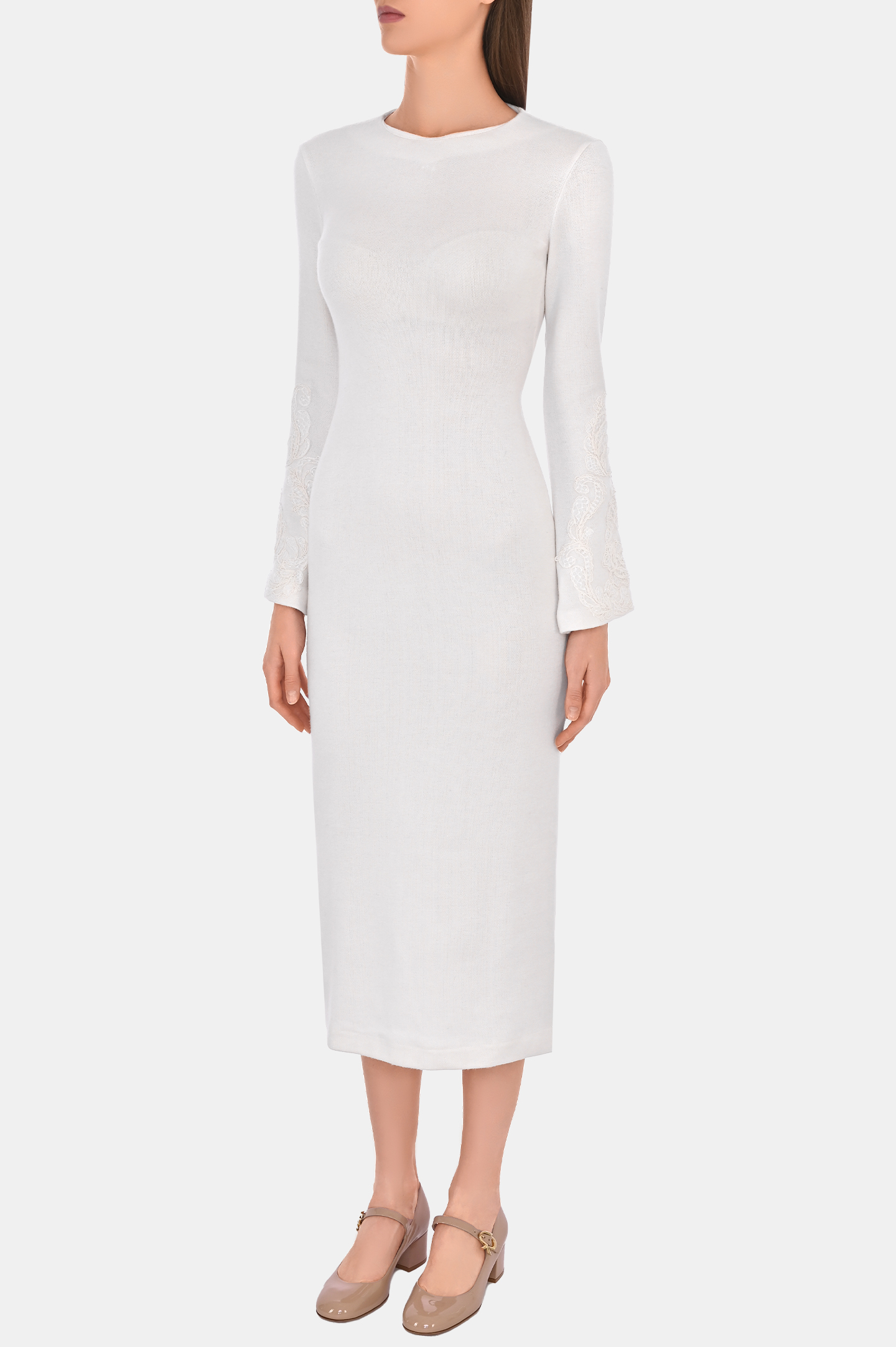 Платье ERMANNO SCERVINO D434Q310ESZ, цвет: Белый, Женский