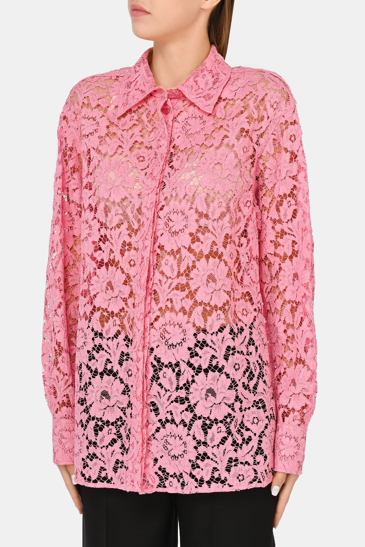 Блуза VALENTINO PAP WB3AB2M51EC, цвет: Розовый, Женский