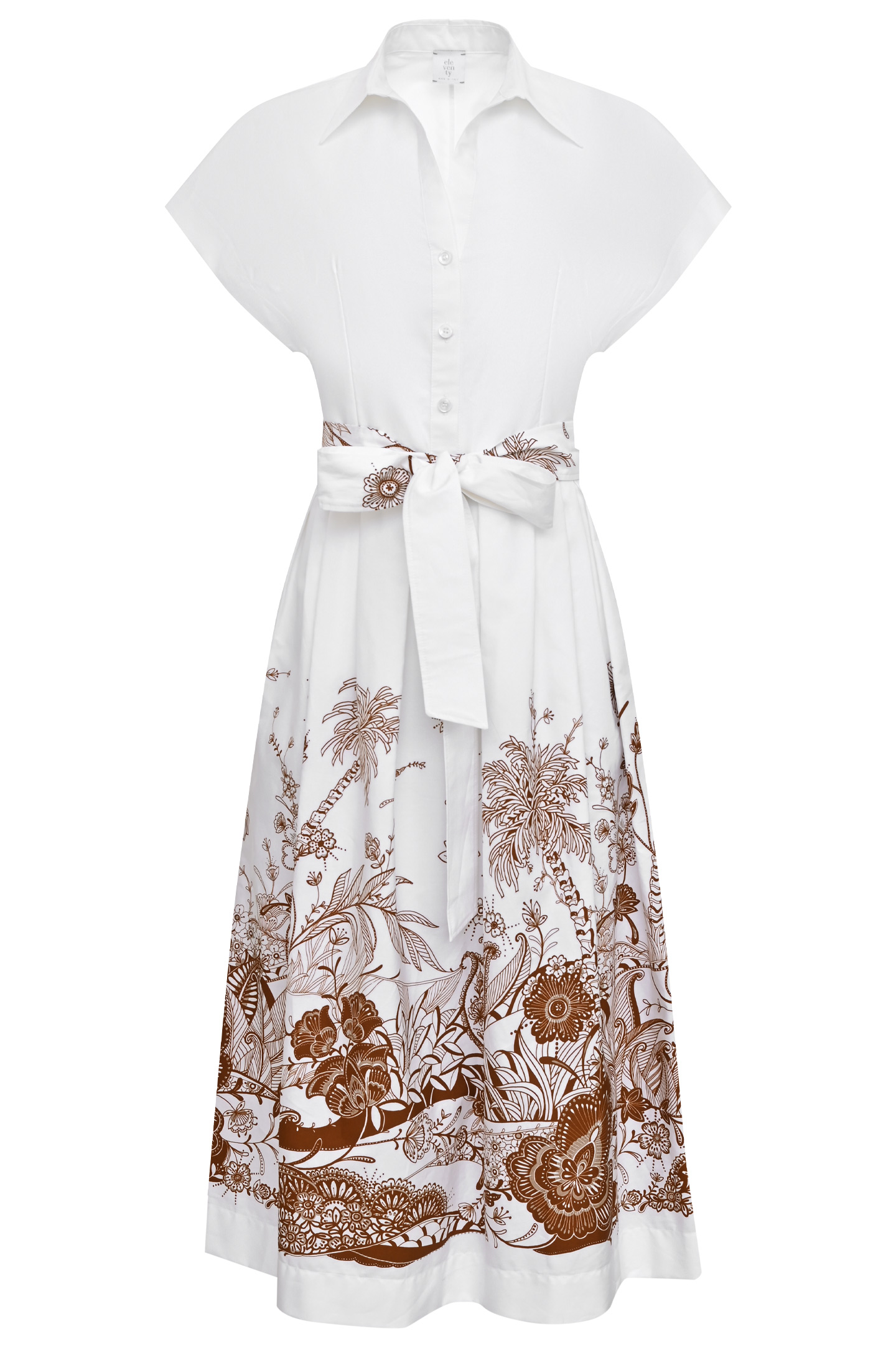 Платье ELEVENTY E80ABIE03 TES0E231, цвет: Белый, Женский