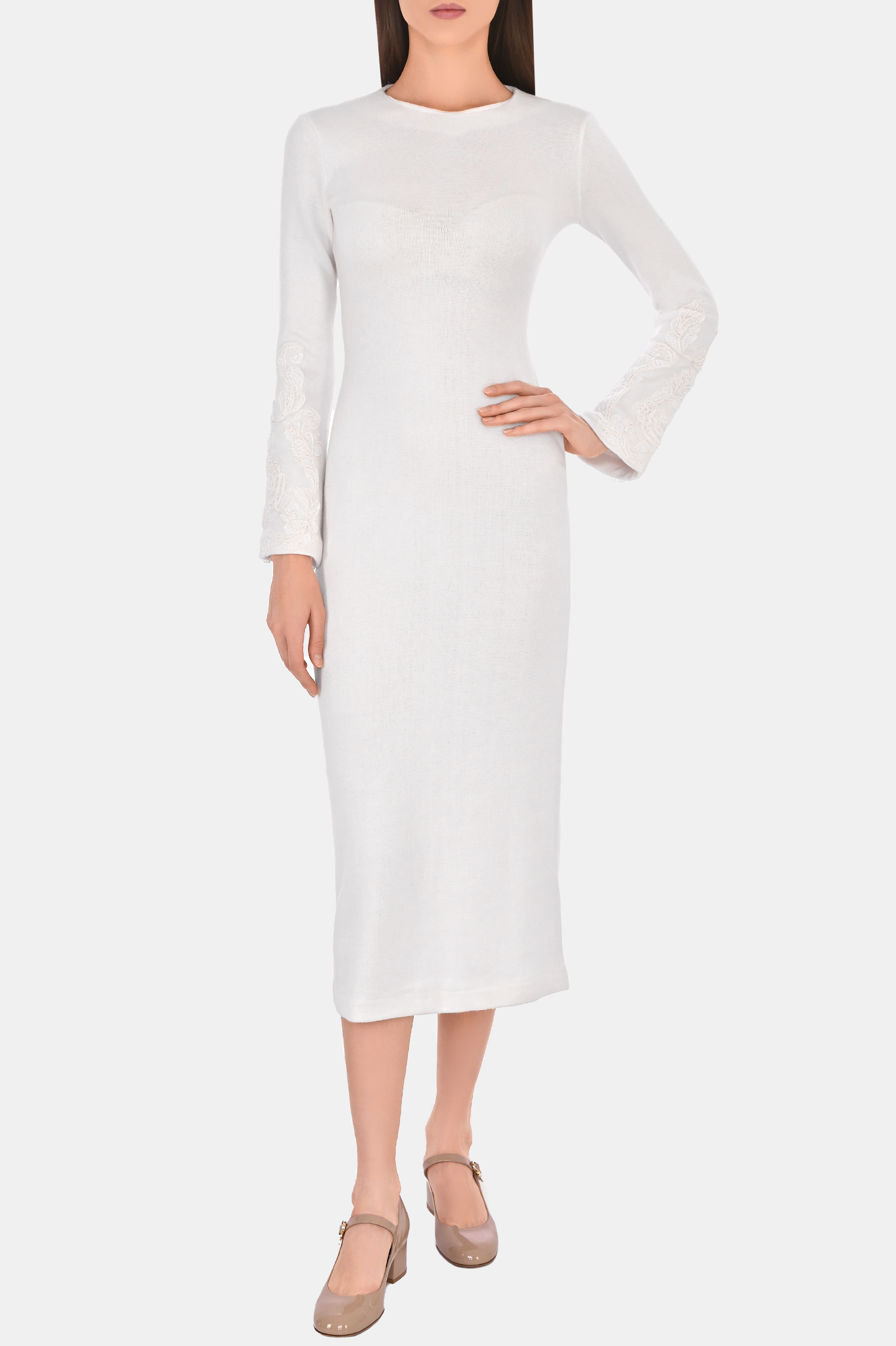 Платье ERMANNO SCERVINO D434Q310ESZ, цвет: Белый, Женский