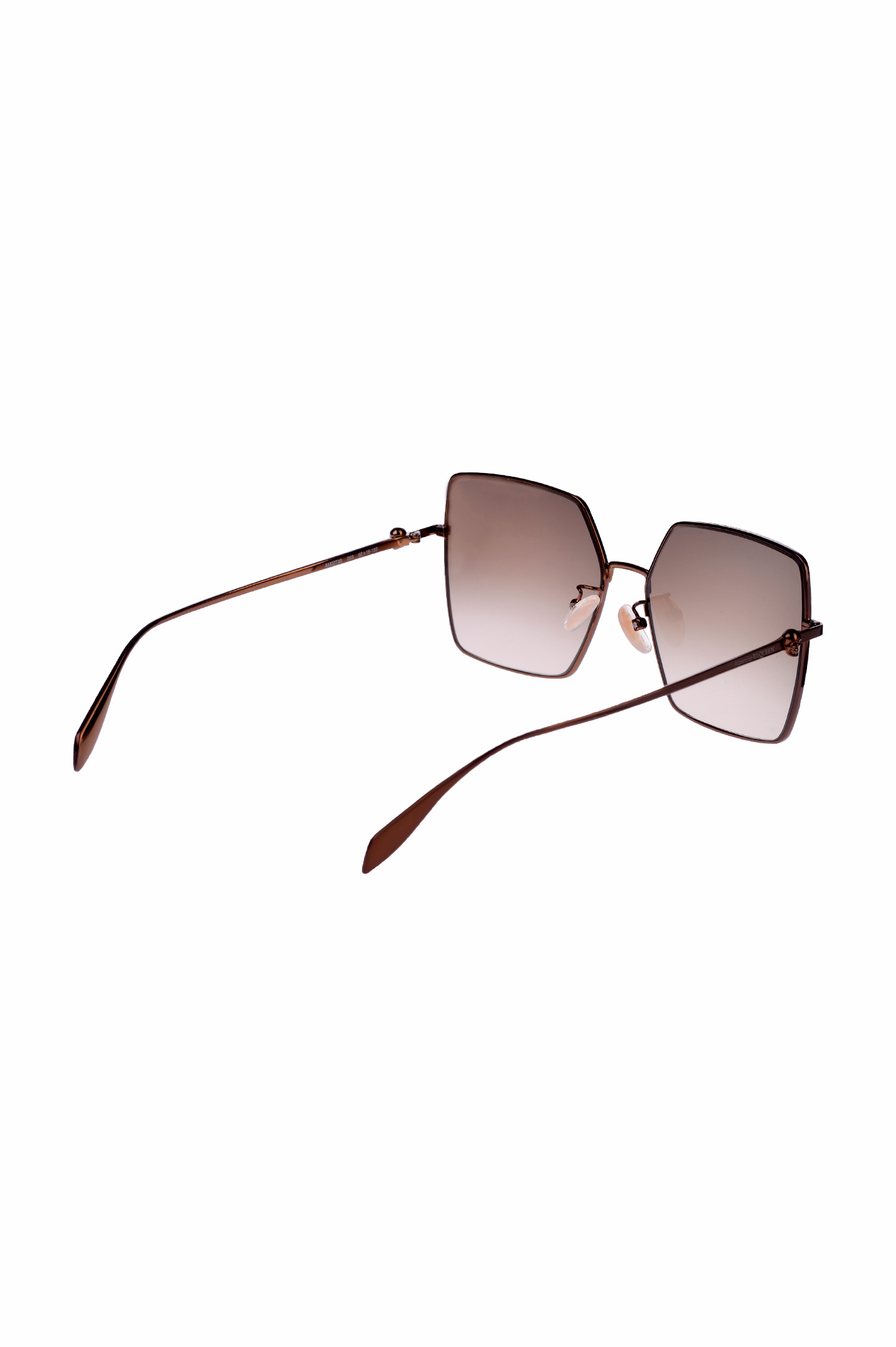 Солнцезащитные очки ALEXANDER MCQUEEN 634918 I3330, цвет: Коричневый, Женский
