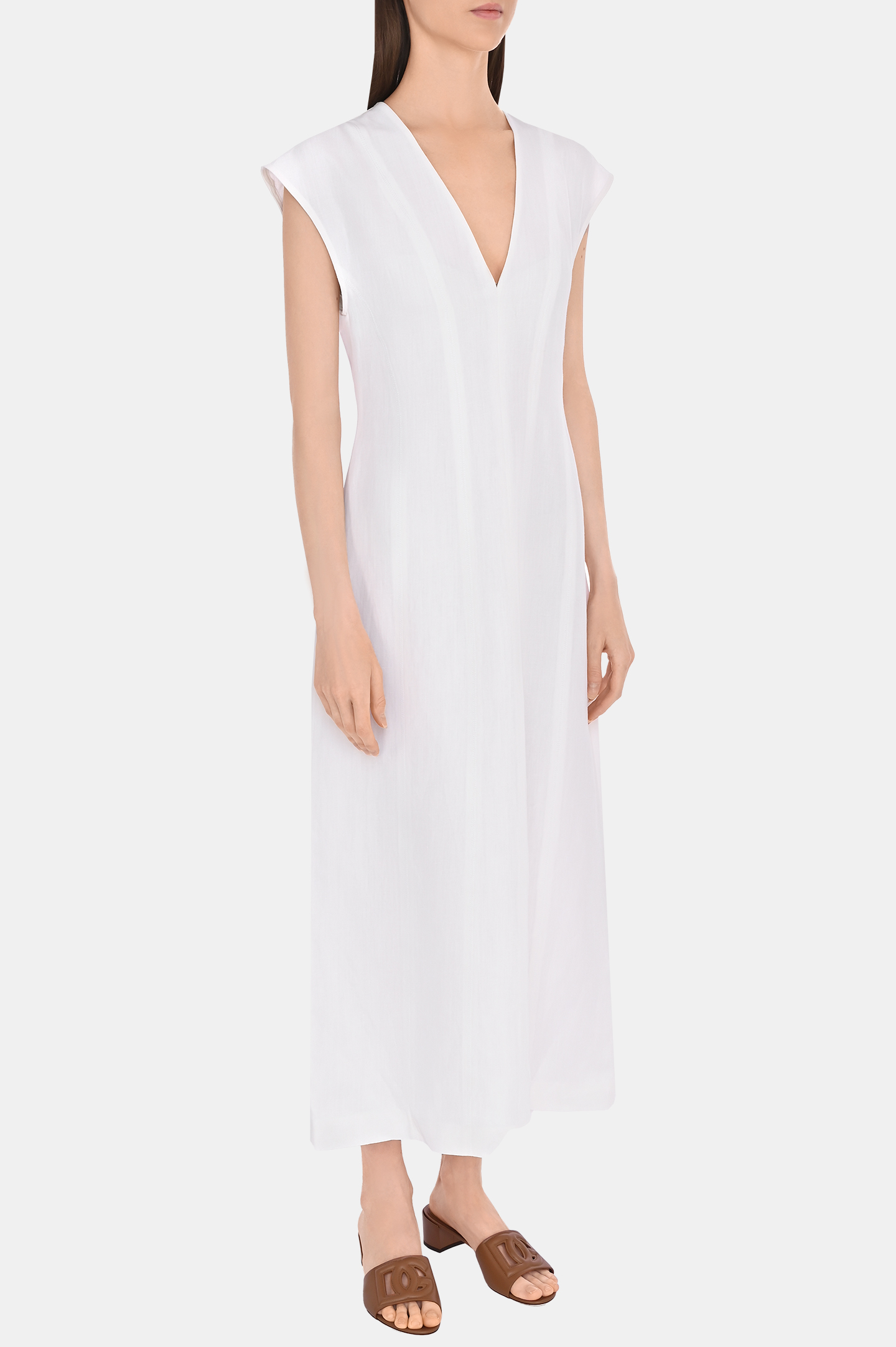 Платье FABIANA FILIPPI ABD273W206D399, цвет: Белый, Женский