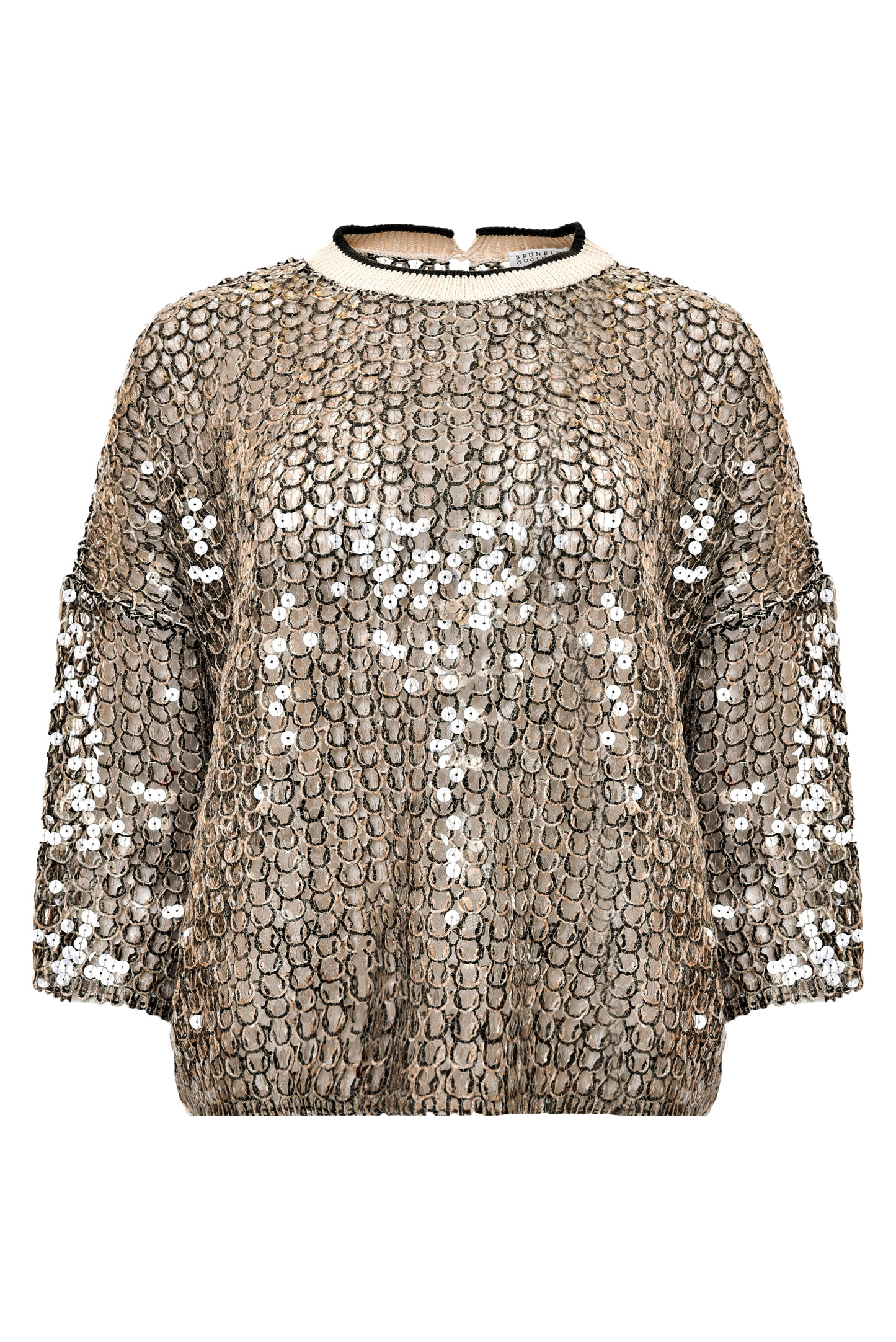 Блуза BRUNELLO  CUCINELLI M3YR02500, цвет: Бежевый, Женский