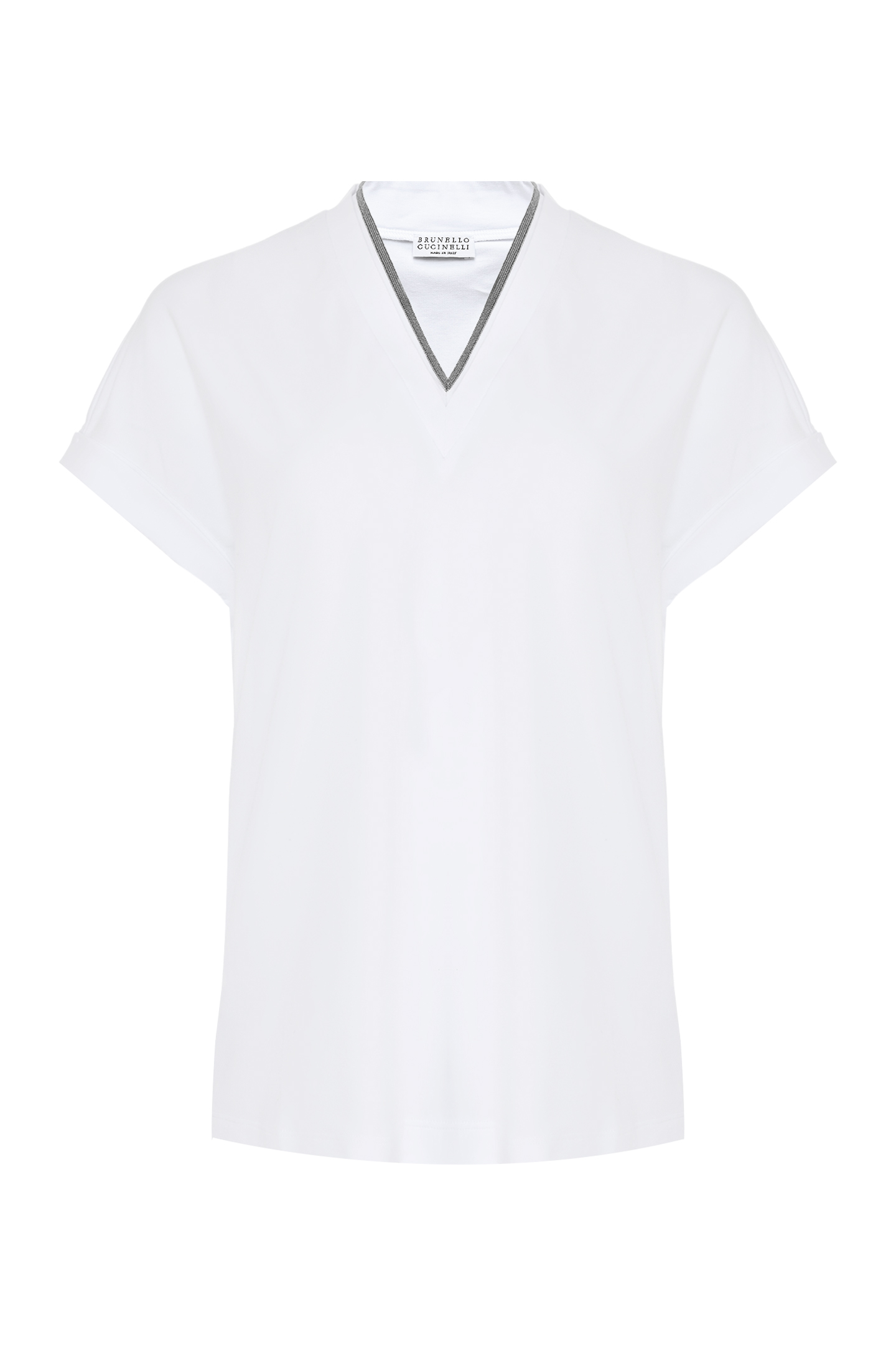 Футболка BRUNELLO  CUCINELLI M0T18BD222, цвет: Белый, Женский