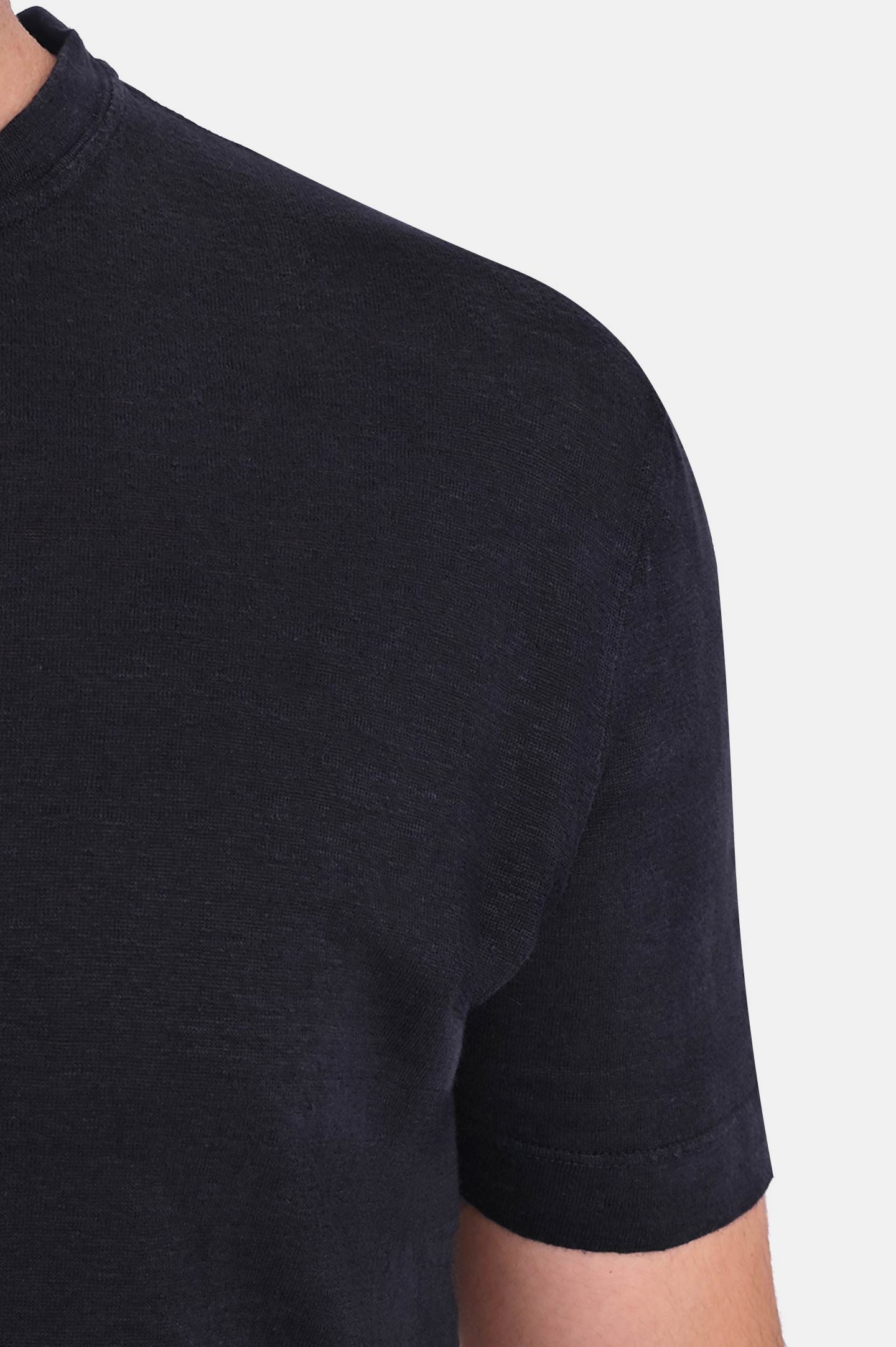 Футболка CANALI MJ02244 T0869, цвет: Темно-синий, Мужской