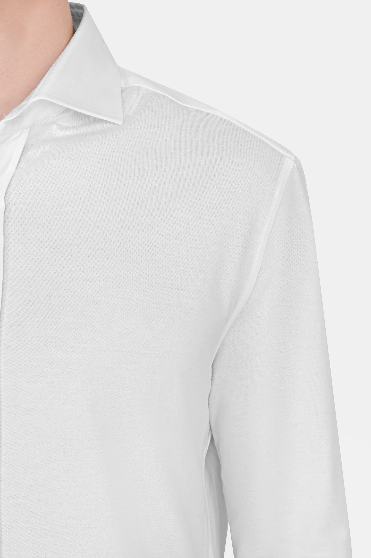 Рубашка BRUNELLO  CUCINELLI MTB406686, цвет: Белый, Мужской
