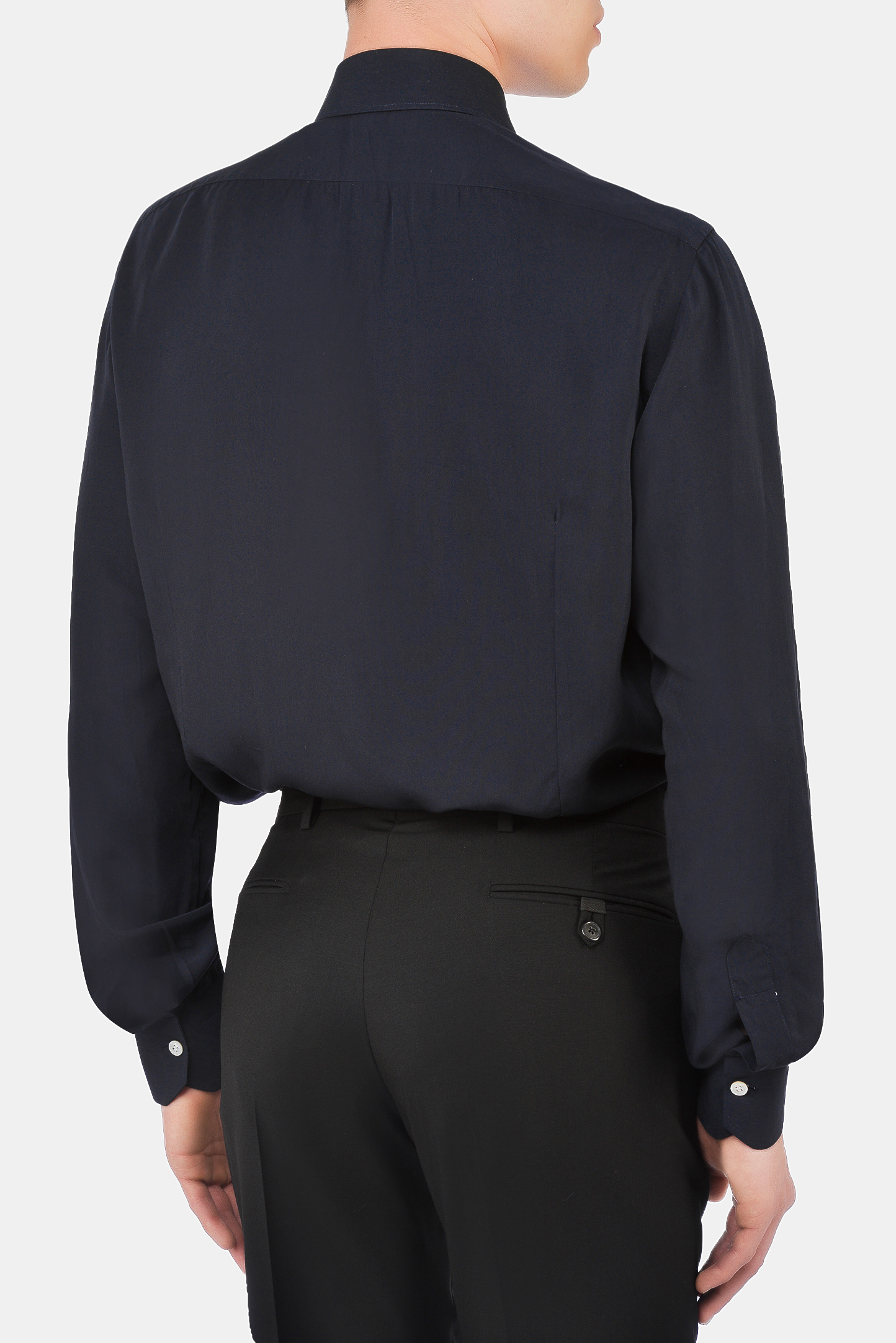 Рубашка KITON UCCH076140, цвет: Синий, Мужской