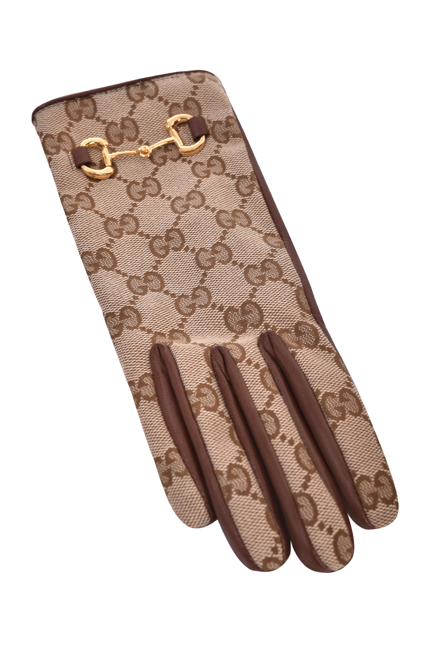 Перчатки GUCCI 603635 3SAAH, цвет: Бежевый, Женский