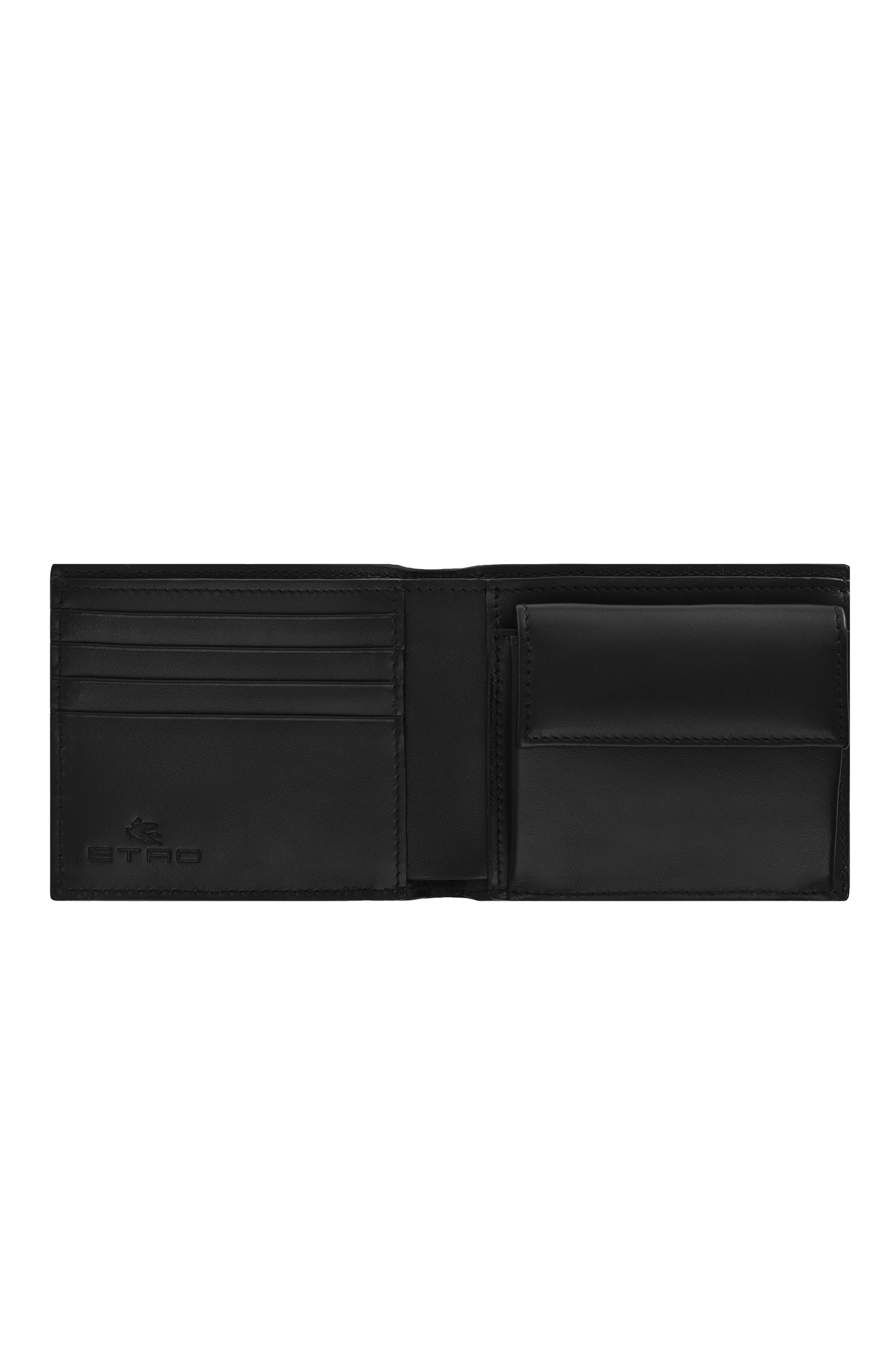 Кожаное портмоне ETRO MP2D0004 AU015, цвет: Черный, Мужской