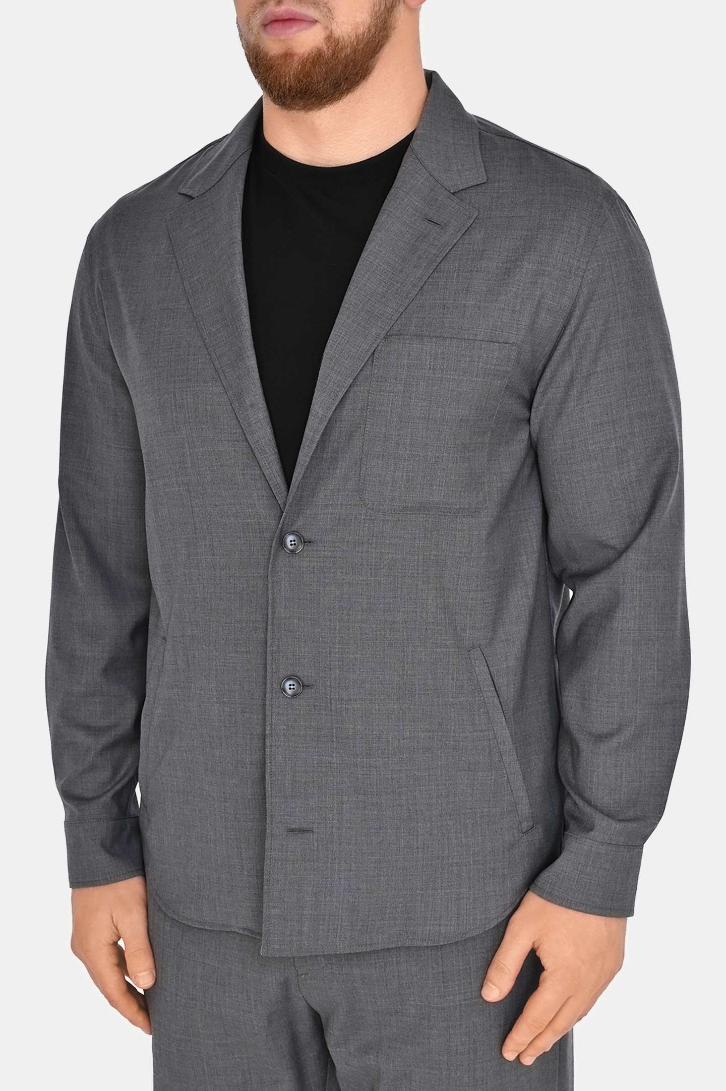 Пиджак CANALI AR03652 31015, цвет: Серый, Мужской