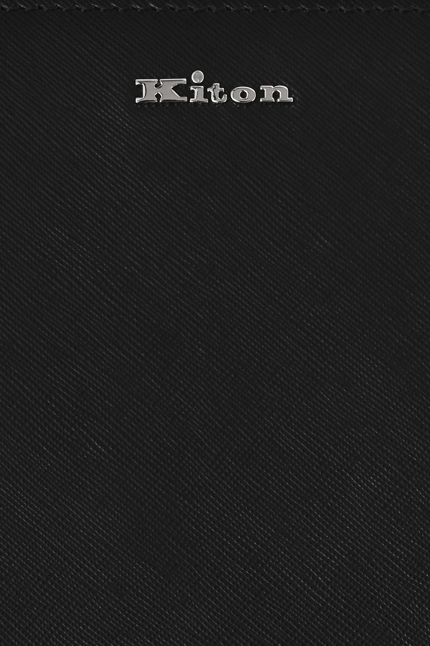 Кожаное портмоне для документов KITON UBA0010N010030, цвет: Черный, Мужской