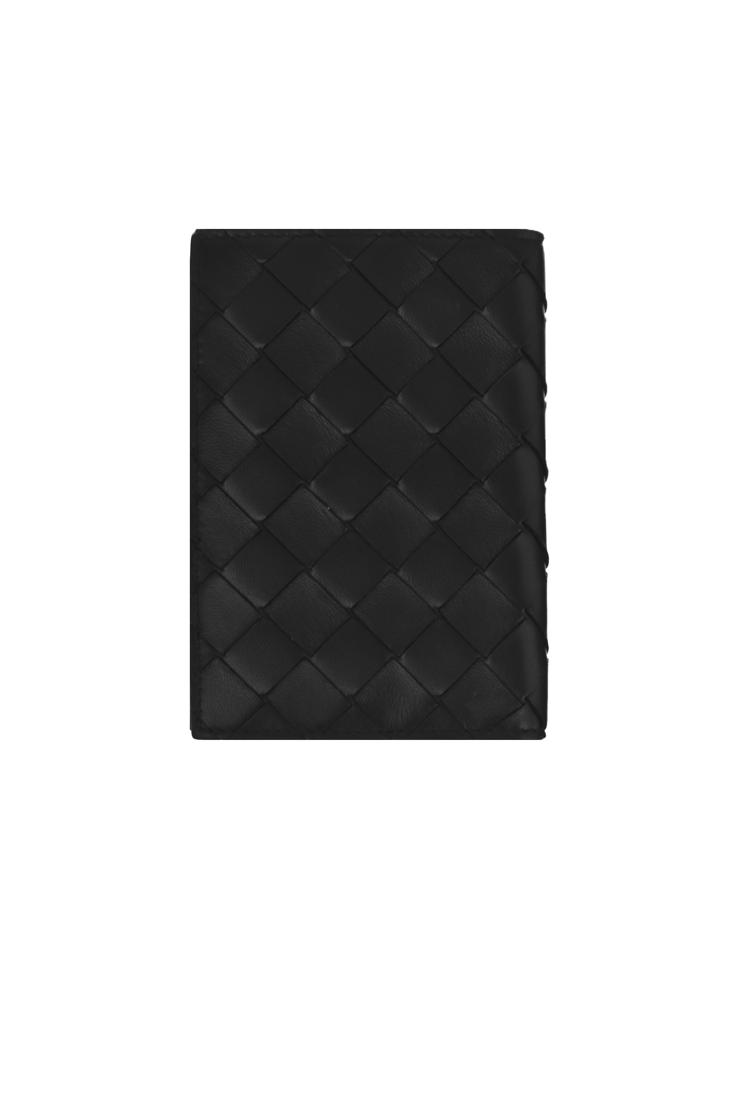 Обложка для паспорта BOTTEGA VENETA 608061VCPP2, цвет: Черный, Женский