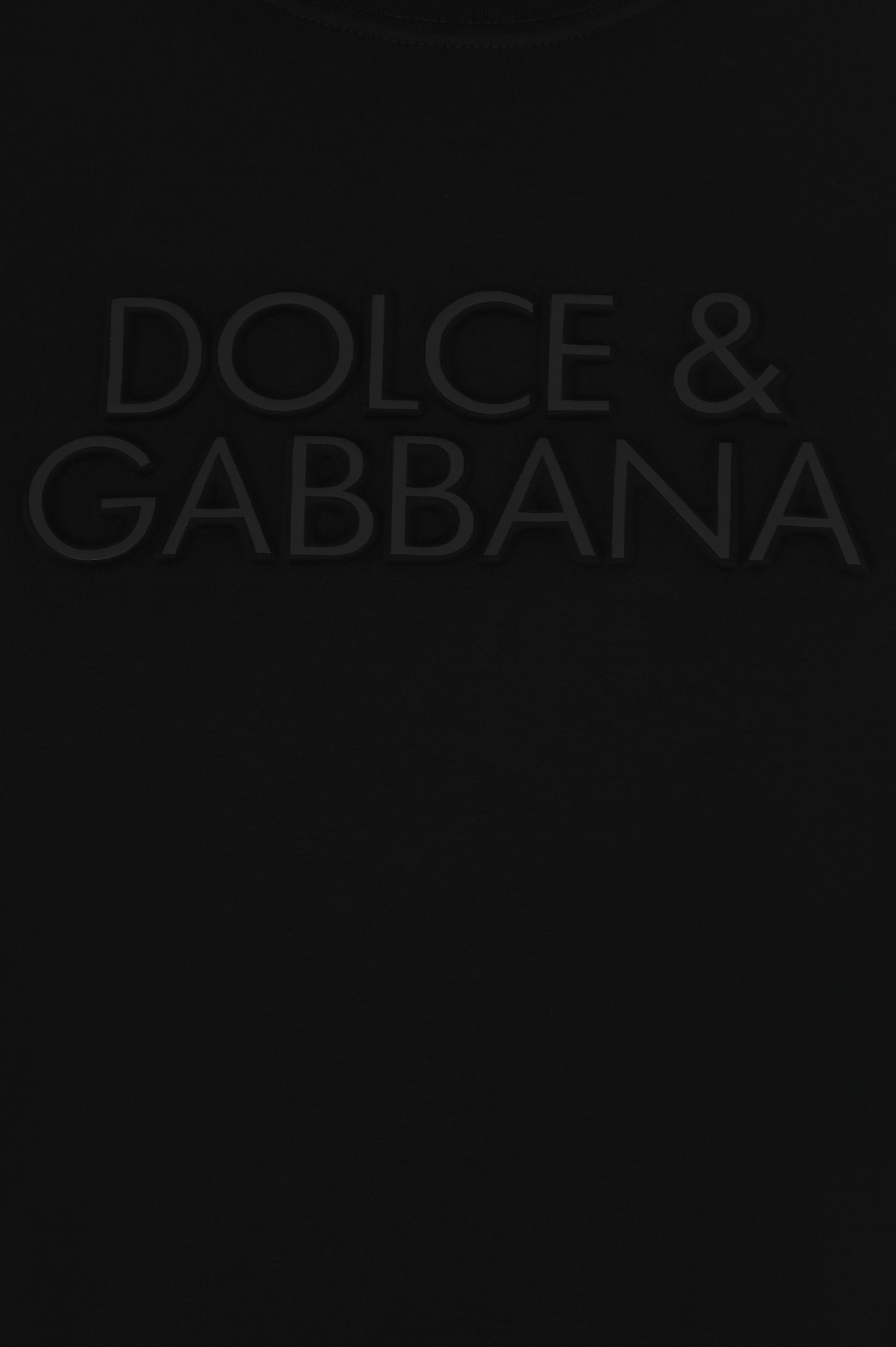 Футболка с логотипом DOLCE & GABBANA G8PN9Z G7NWN, цвет: Черный, Мужской