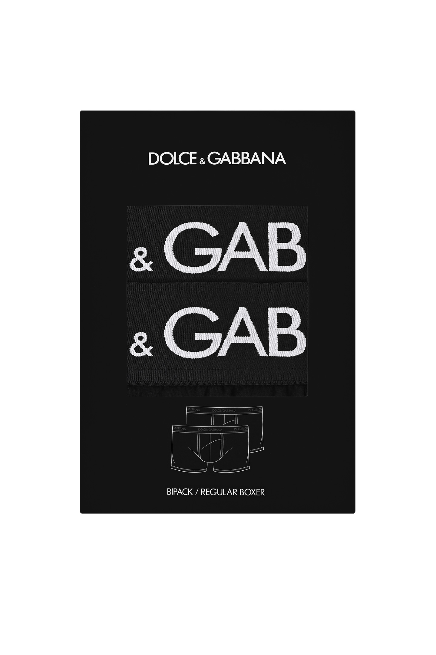 Набор трусов DOLCE & GABBANA M9D70J ONN97, цвет: Черный, Мужской