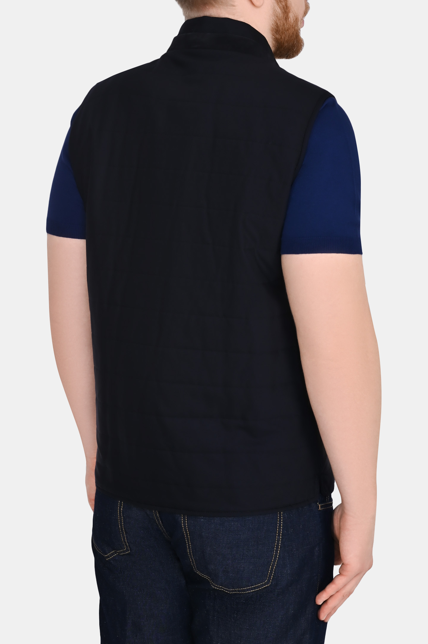 Жилет CANALI SR01620 O40698, цвет: Синий, Мужской