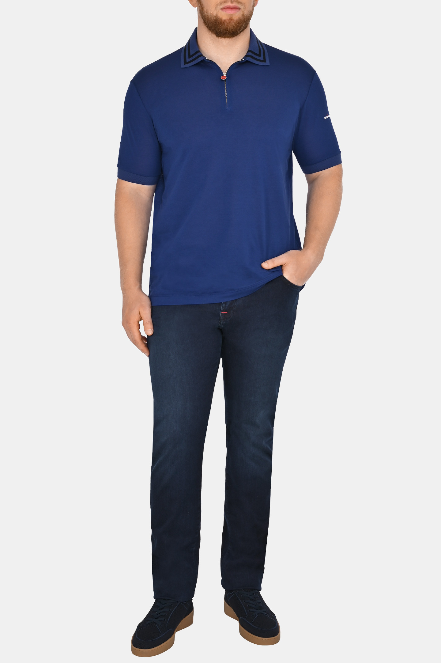 Джинсы KITON UPNJSK0619F0, цвет: Темно-синий, Мужской