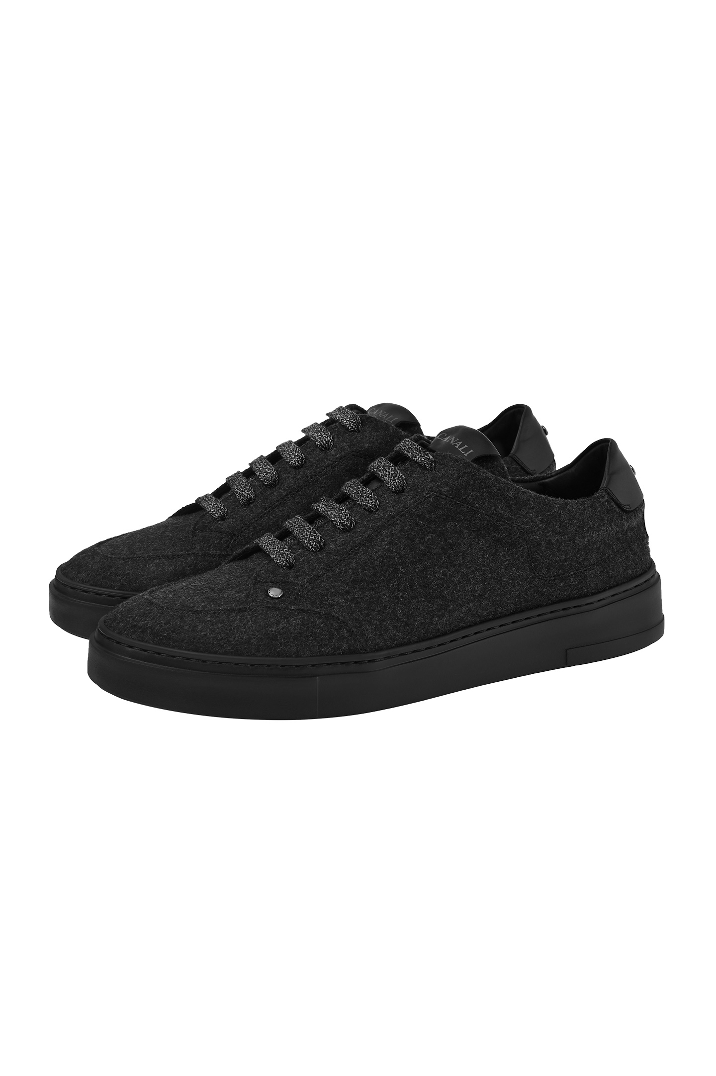 Кеды CANALI RC00851 191241, цвет: Темно-серый, Мужской