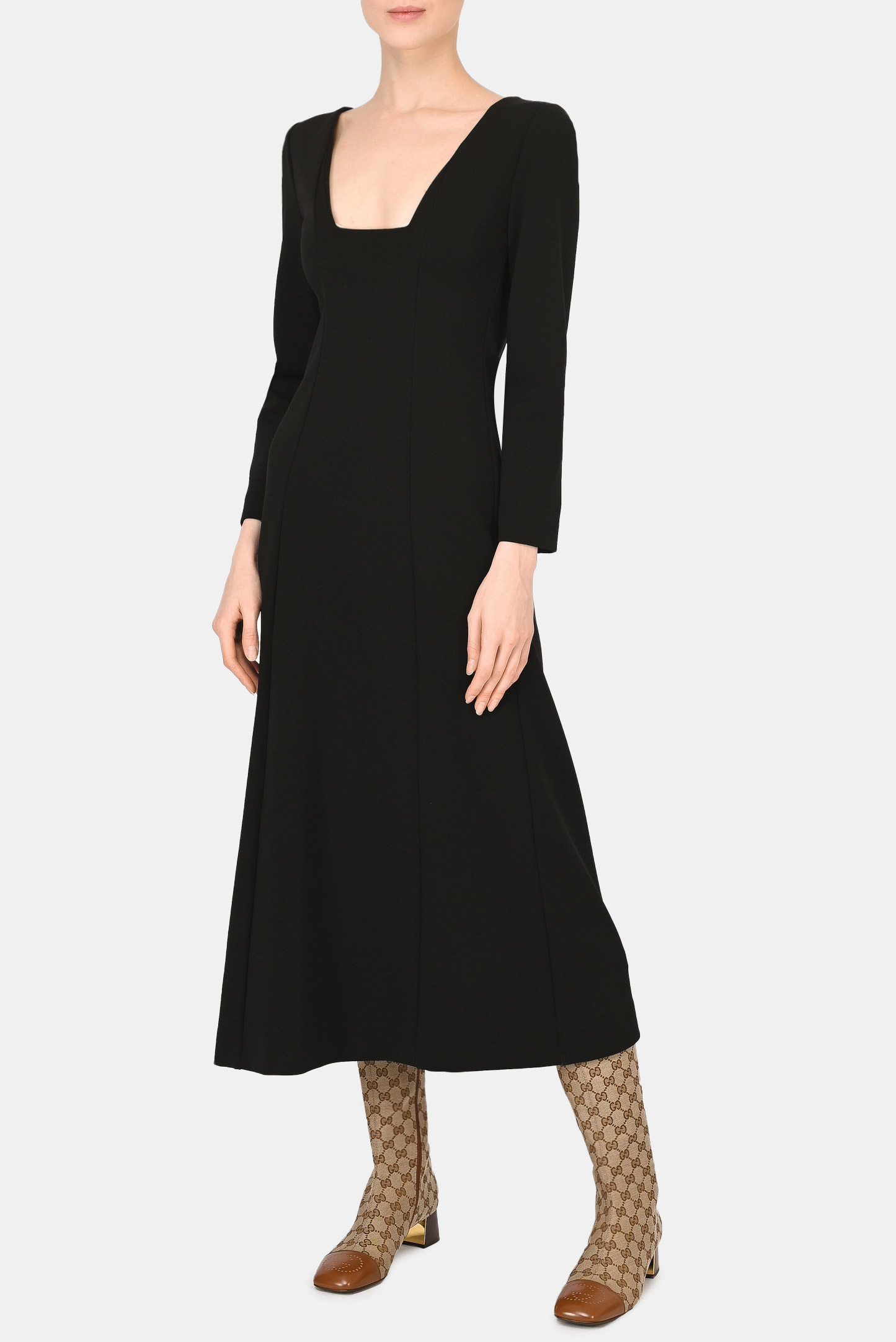 Платье GUCCI 666250 X7C07, цвет: Черный, Женский