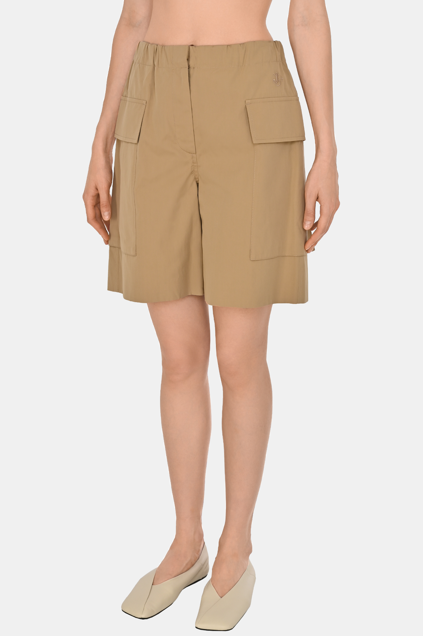 Шорты JIL SANDER J40KA0268, цвет: Бежевый, Женский