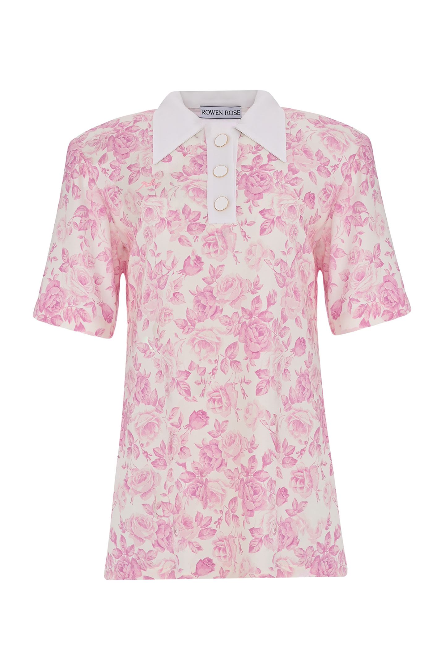 Блуза ROWEN ROSE TOP_RR083, цвет: Розовый, Женский