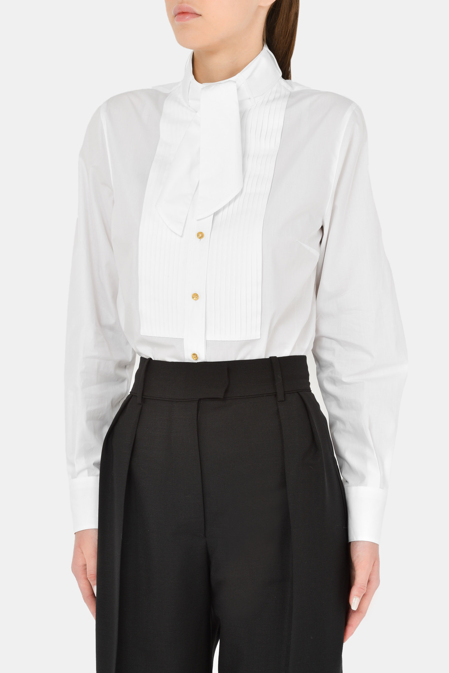 Блуза DOLCE & GABBANA F5L75T FU5K9, цвет: Белый, Женский