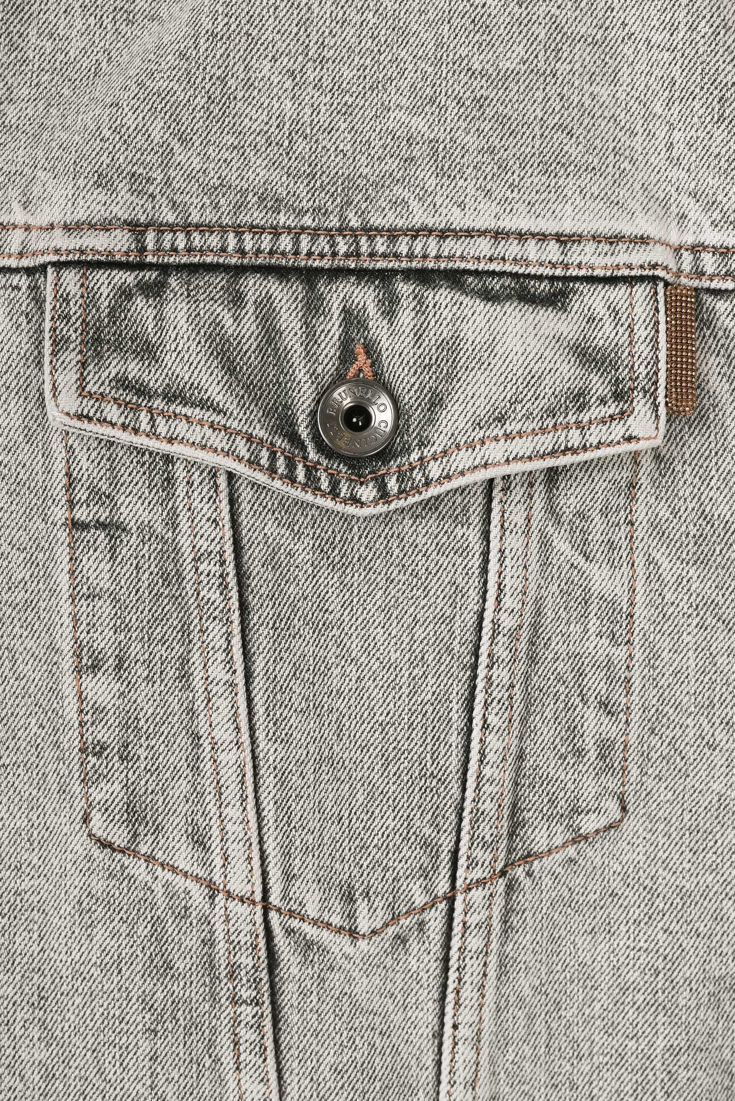 Куртка BRUNELLO  CUCINELLI MA0952984, цвет: Серый, Женский