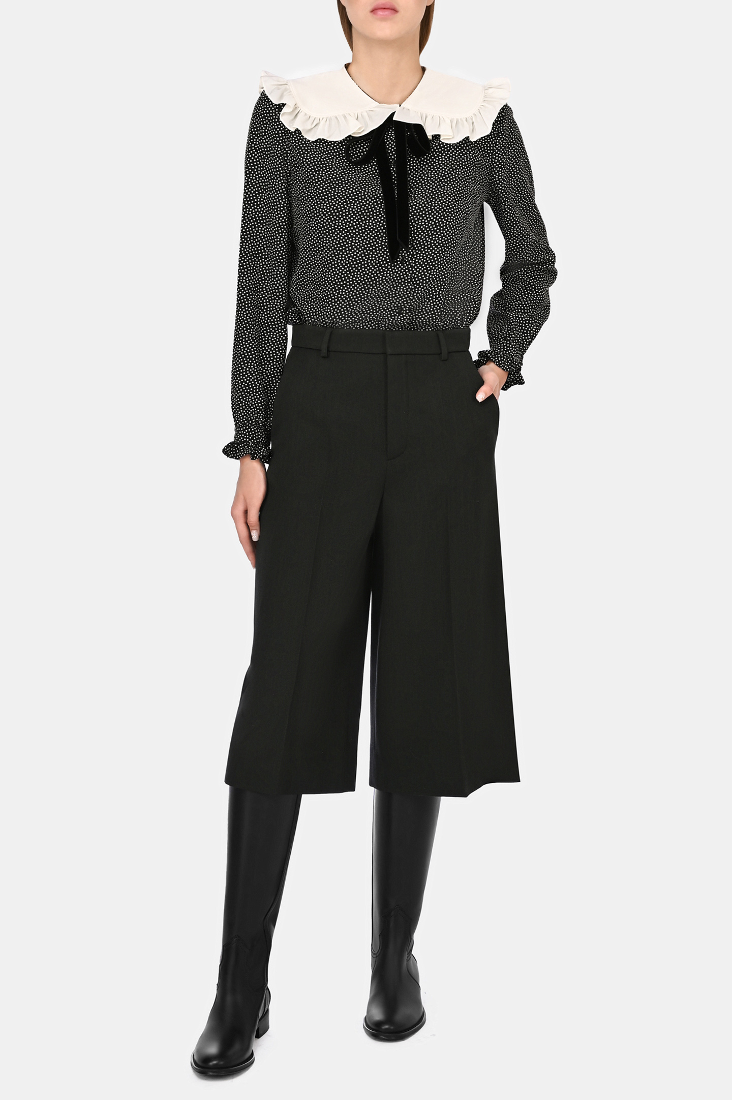 Шорты SAINT LAURENT 667906 Y3D35, цвет: Зеленый, Женский