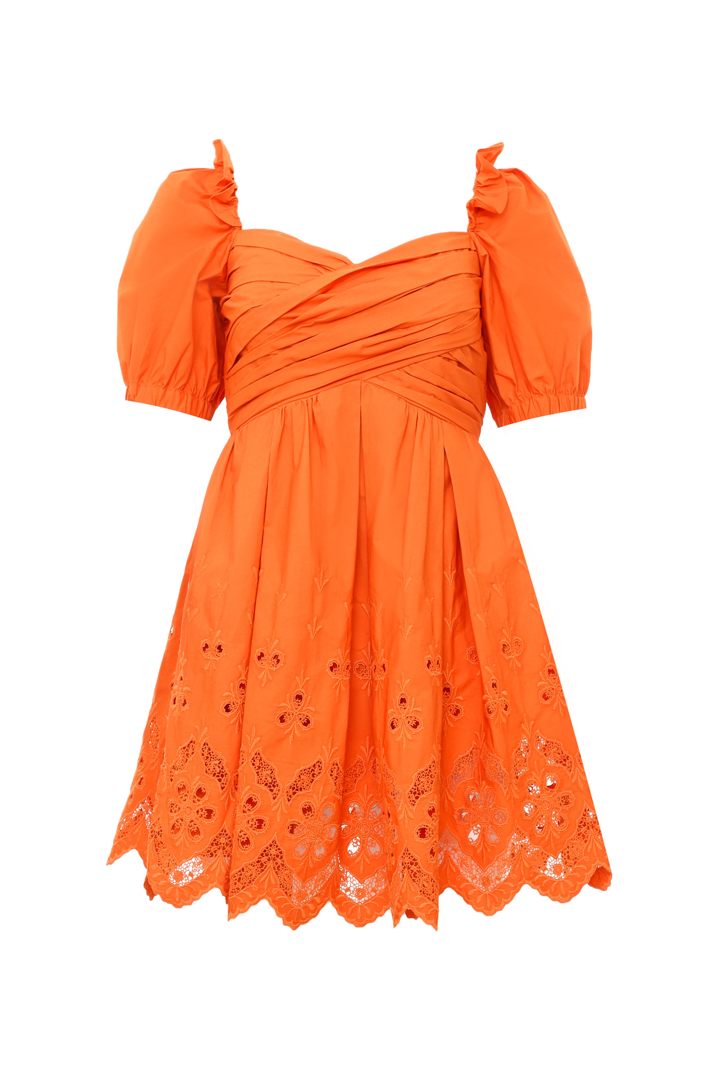 Платье SELF PORTRAIT RS22-156, цвет: Оранжевый, Женский