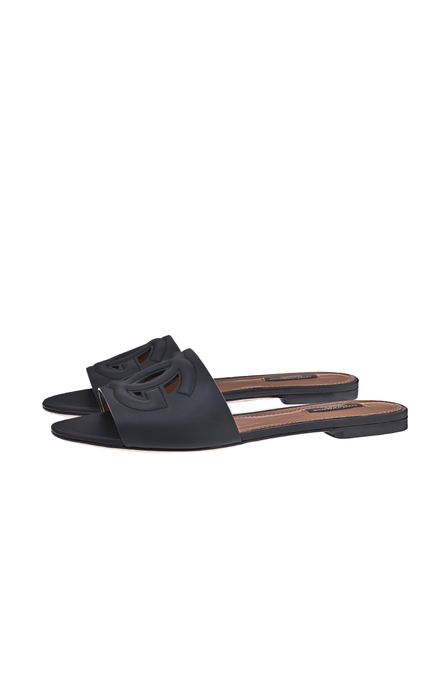 Шлепанцы DOLCE & GABBANA CQ0436 AO049, цвет: Черный, Женский