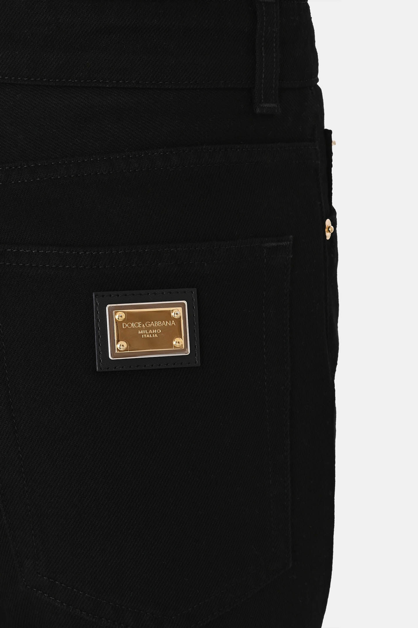 Джинсы (Брюки) DOLCE & GABBANA FTC8CD G8MM3 , цвет: Черный, Женский