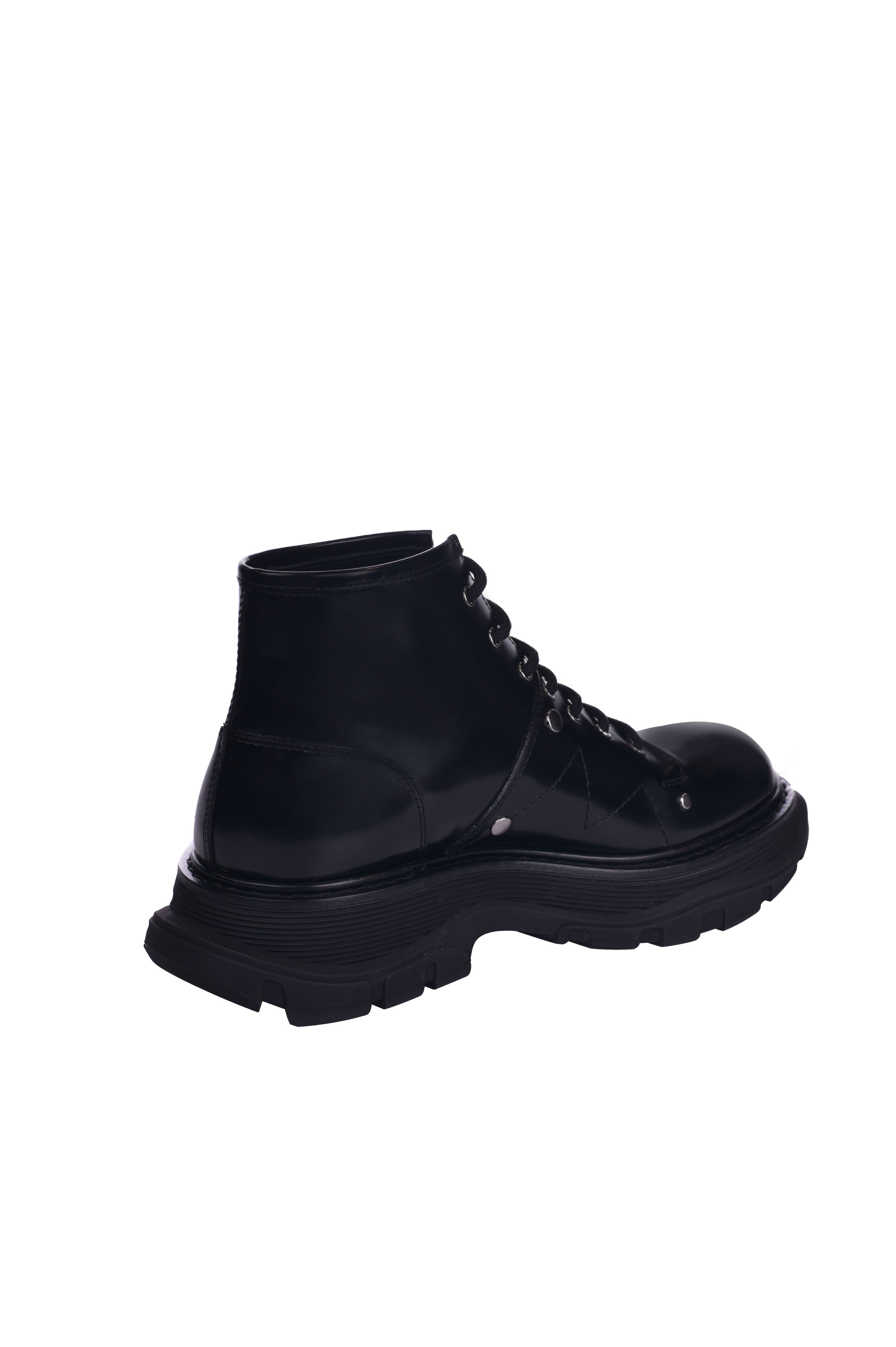 Ботинки ALEXANDER MCQUEEN 595469 WHQSG, цвет: Черный, Женский