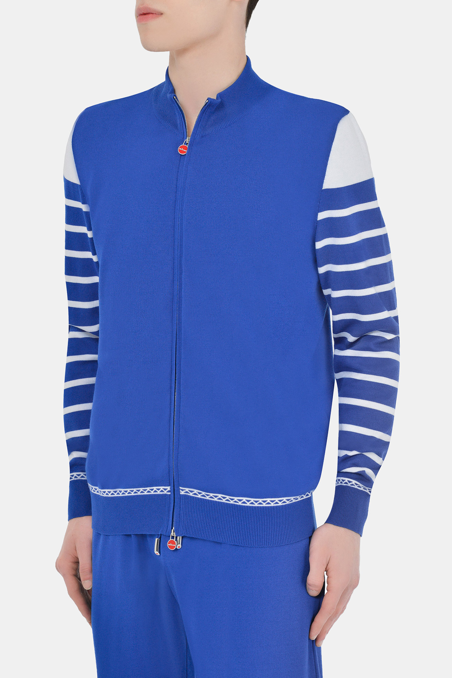 Куртка спорт KITON UK1260E21V24, цвет: Синий, Мужской