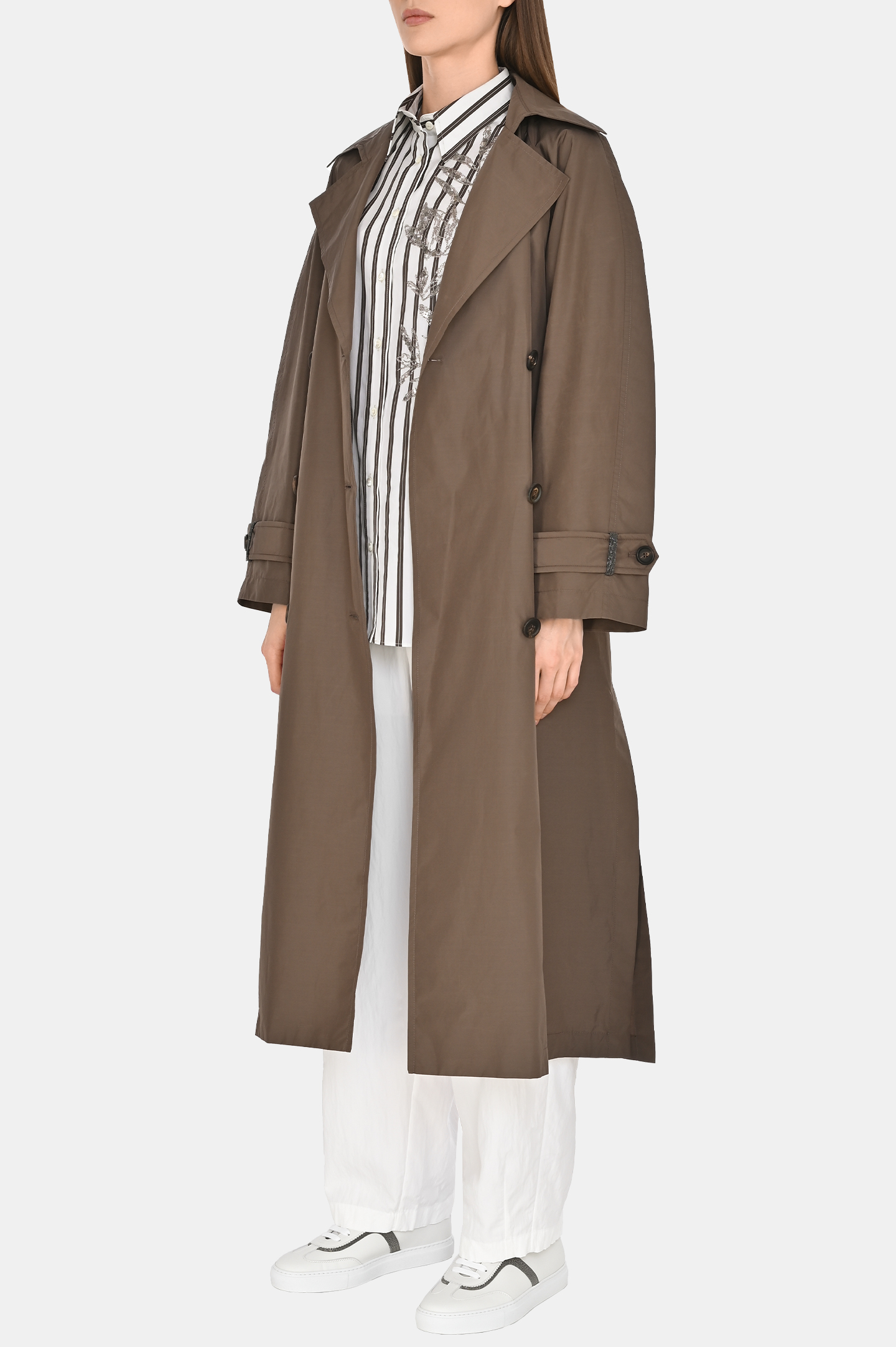 Блуза BRUNELLO  CUCINELLI MH765RJ626, цвет: Бежевый, Женский