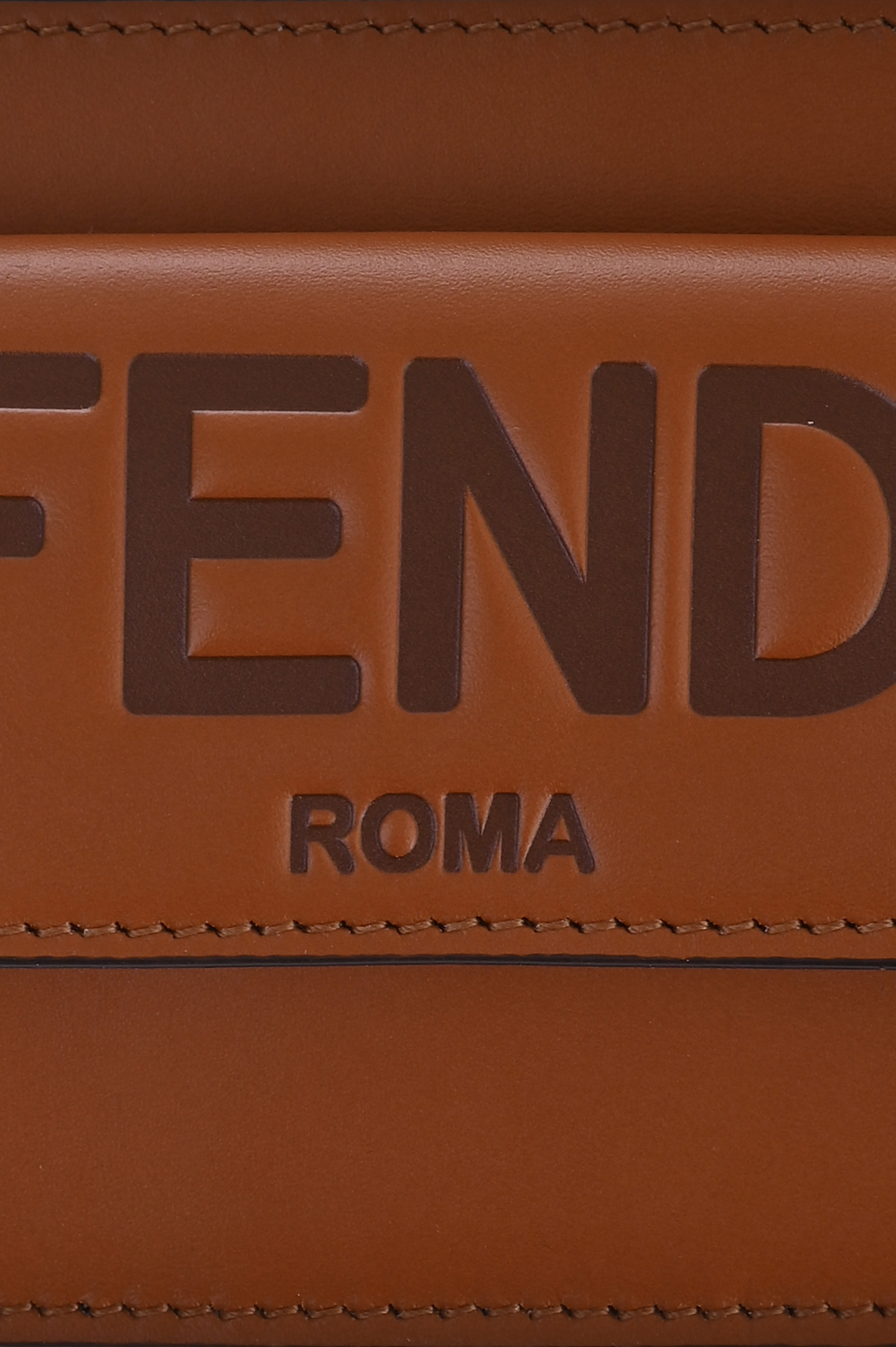 Держатель для карт FENDI 8M0423AAYZ, цвет: Коричневый, Женский