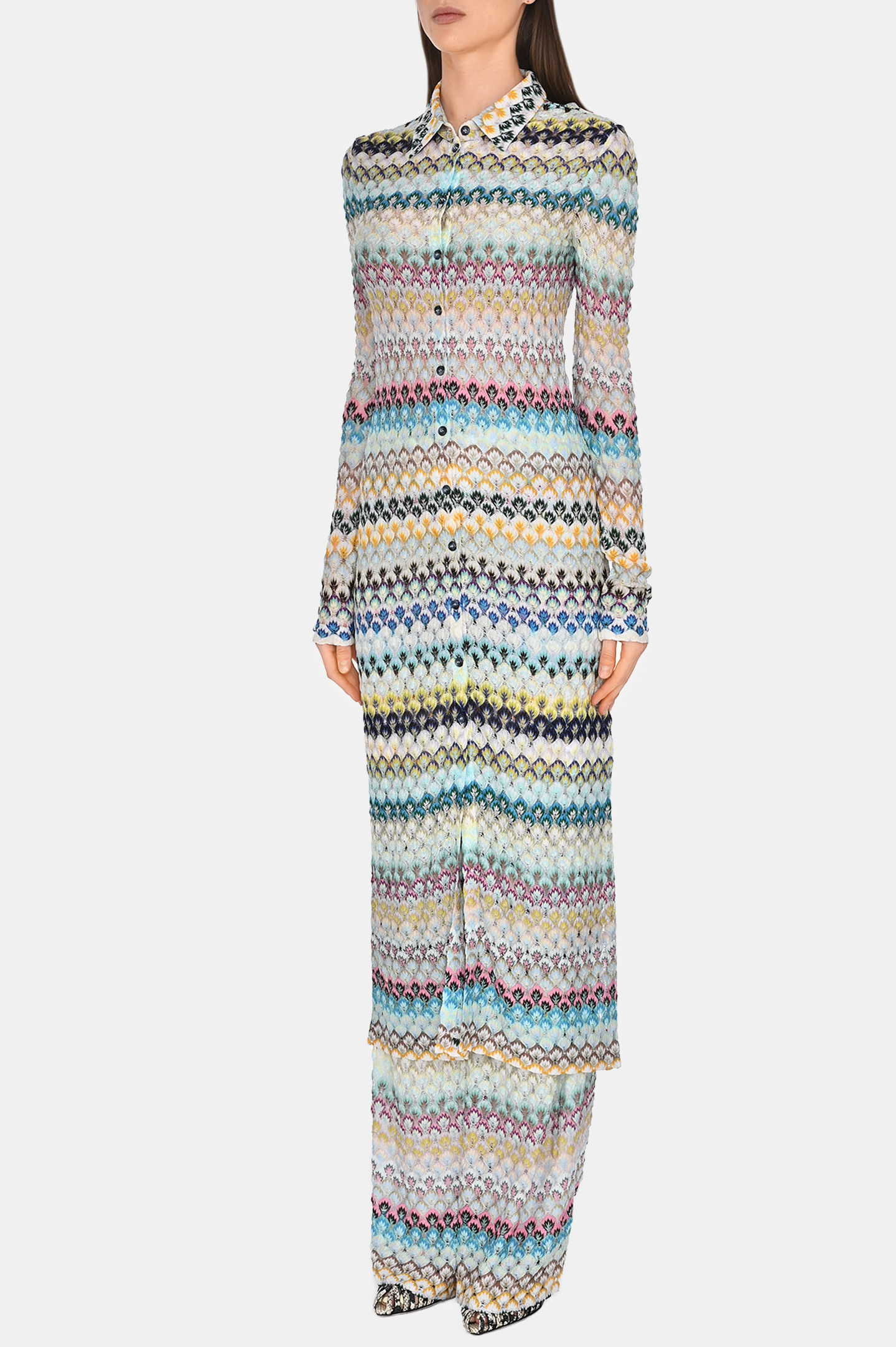 Платье MISSONI DS25SM1D-BR0133, цвет: Разноцветный, Женский