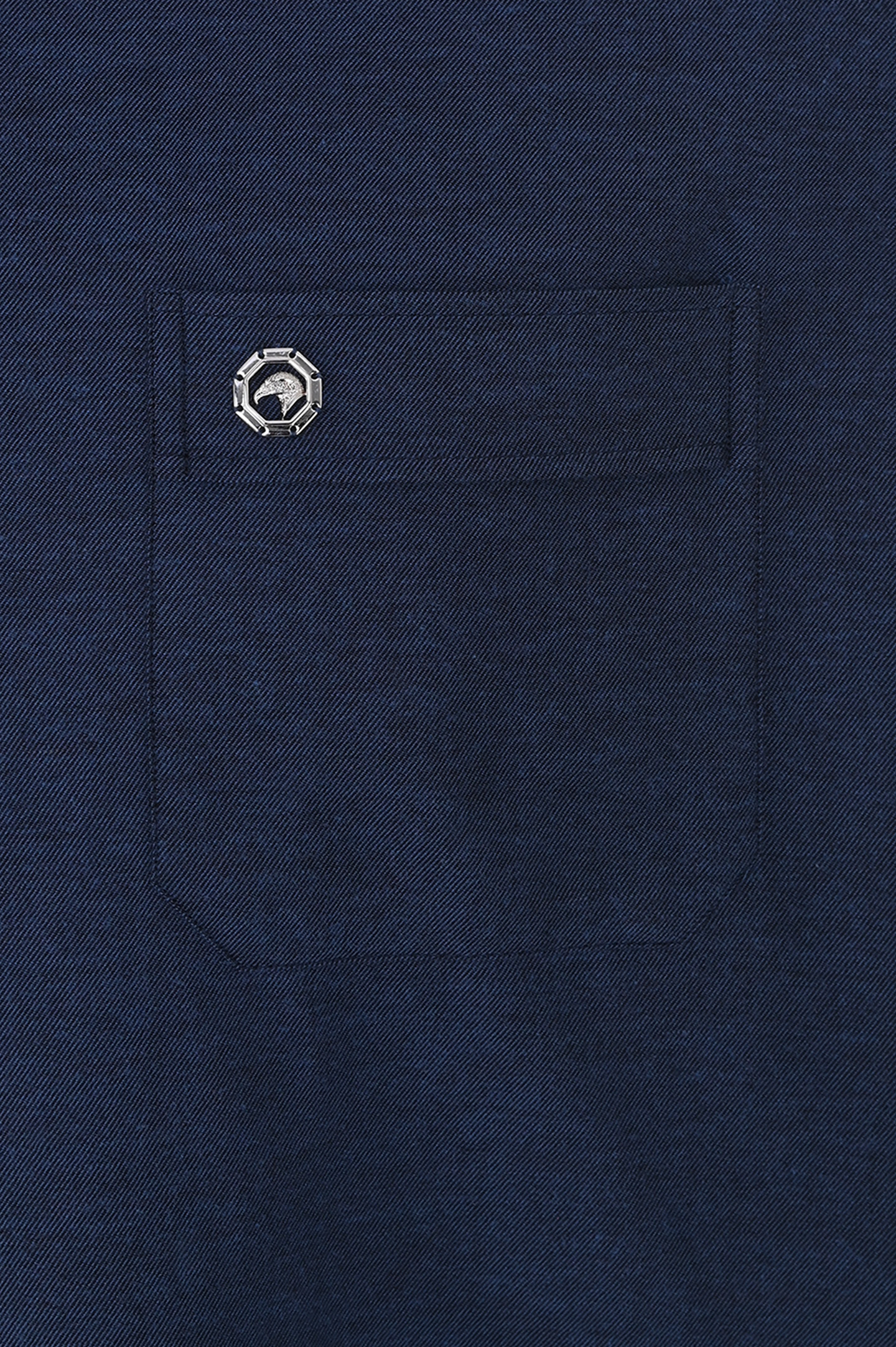 Рубашка STEFANO RICCI MC004291 S2600, цвет: Темно-синий, Мужской