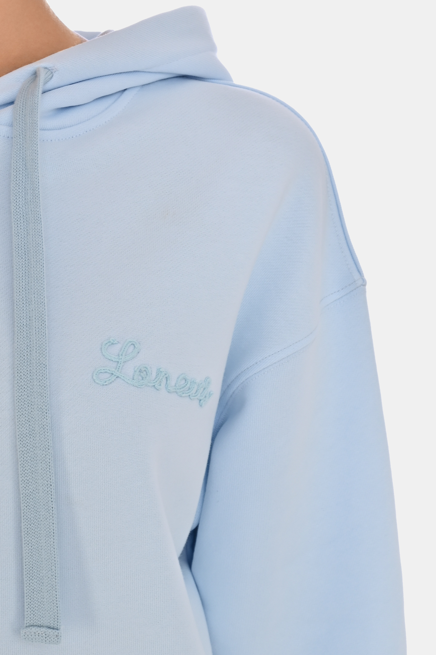 Худи LANEUS S5LAWOHS108 , цвет: Голубой, Женский