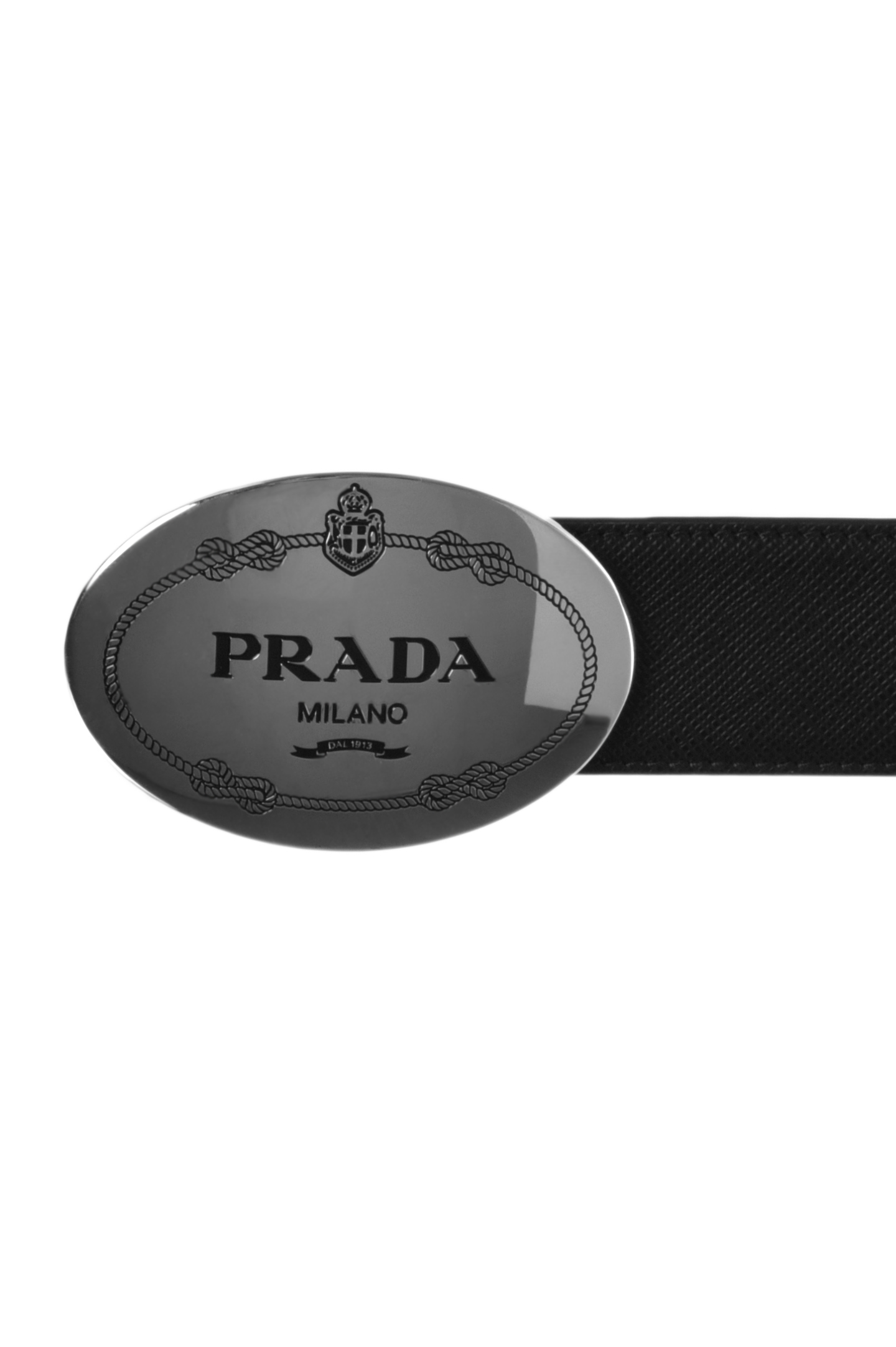 Ремень PRADA 2CM232, цвет: Черный, Мужской