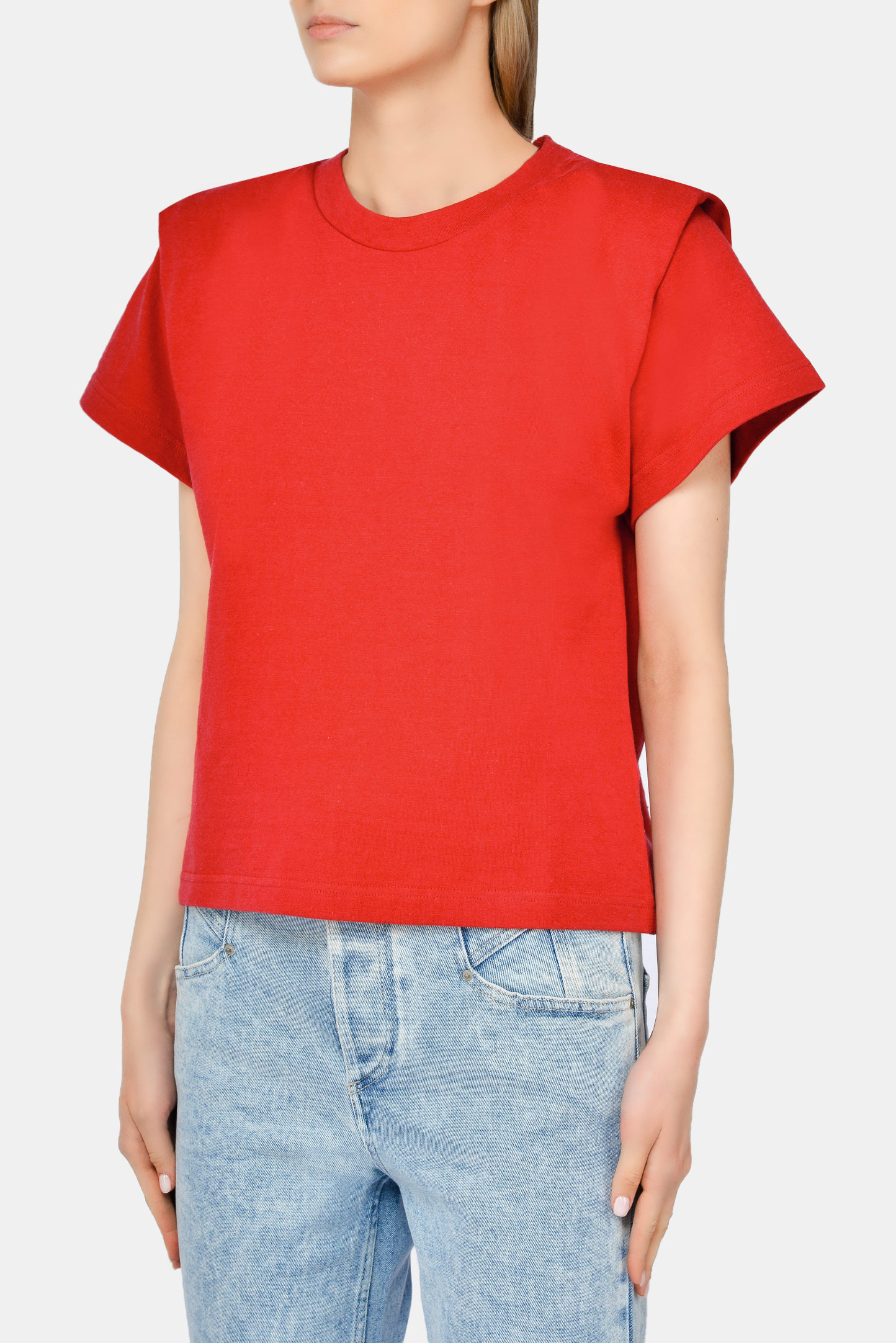 Футболка ISABEL MARANT TS0783-21P027I, цвет: Красный, Женский