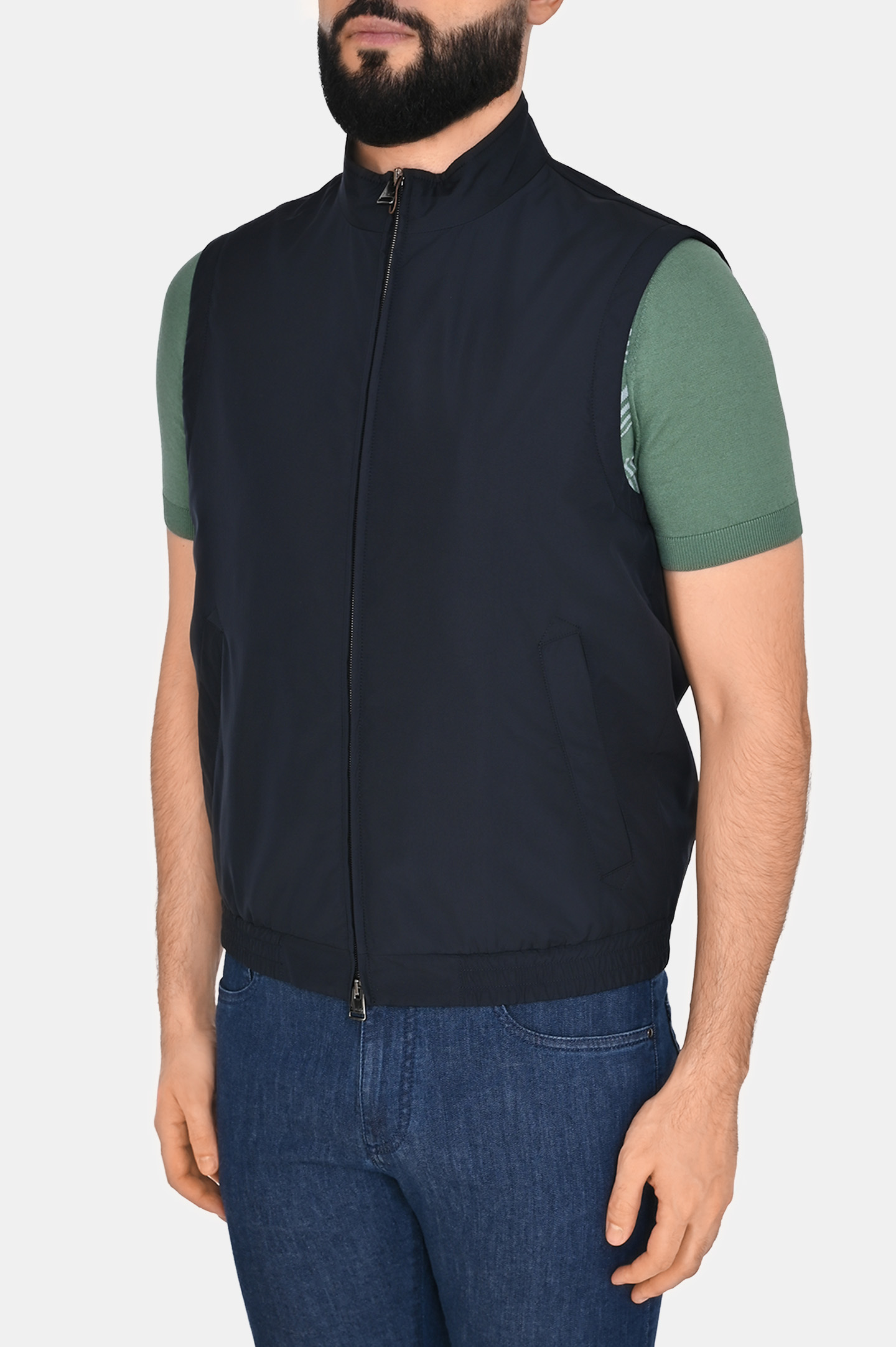Жилет CANALI SG01121 O40989UG, цвет: Темно-синий, Мужской