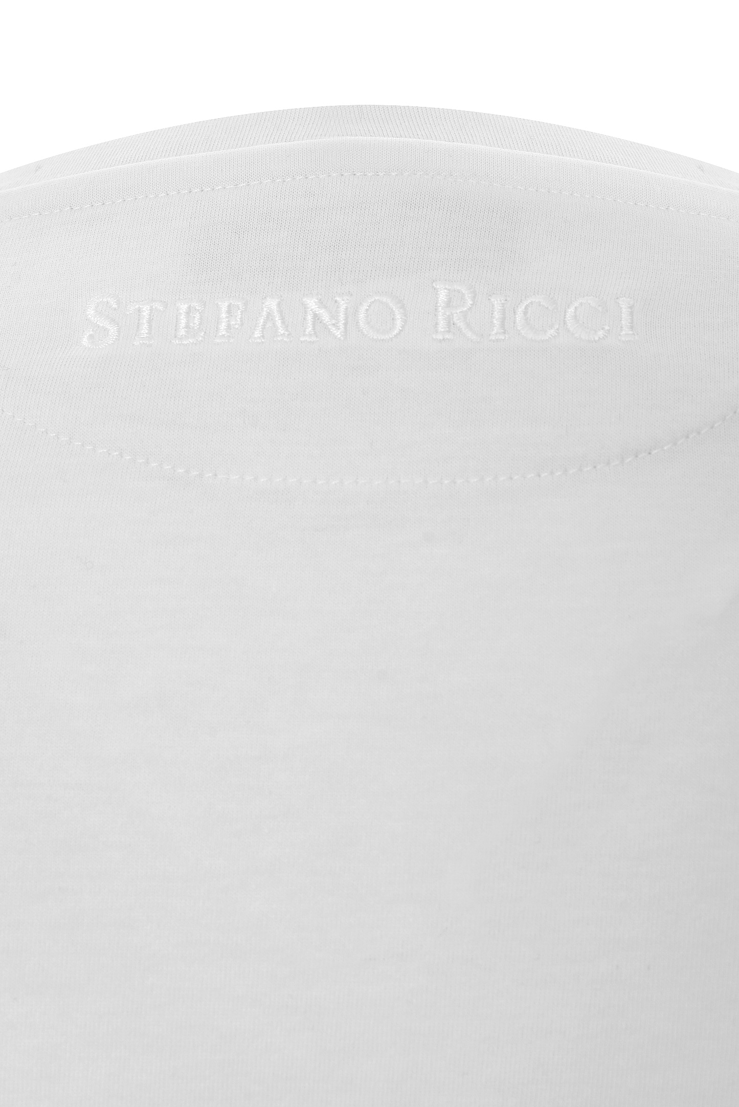 Футболка STEFANO RICCI MNH2101560 803, цвет: Белый, Мужской