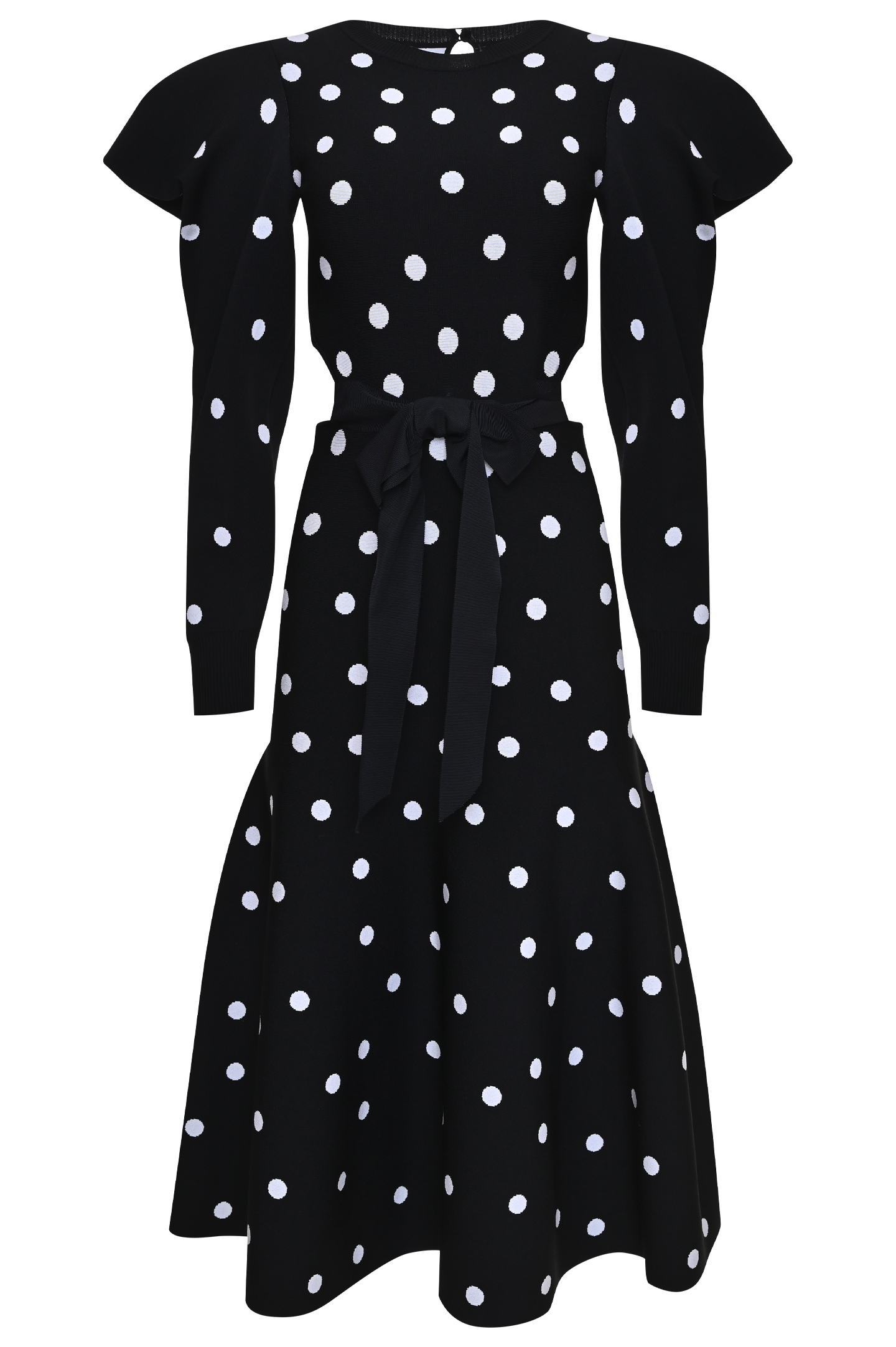 Платье CAROLINA HERRERA S2112N502, цвет: Черно-белый, Женский