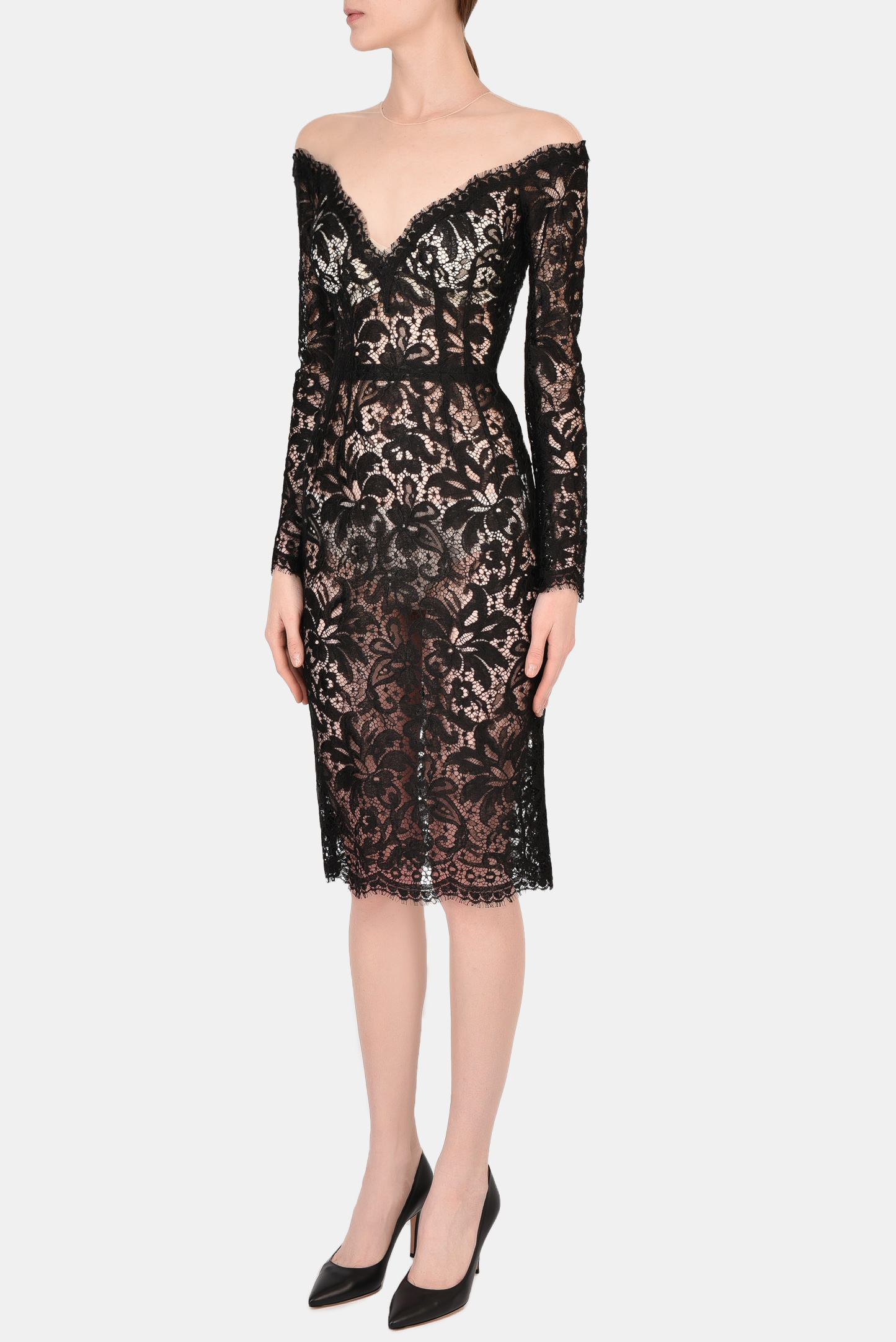 Платье DOLCE & GABBANA F6R0AT FLMOK, цвет: Черный, Женский