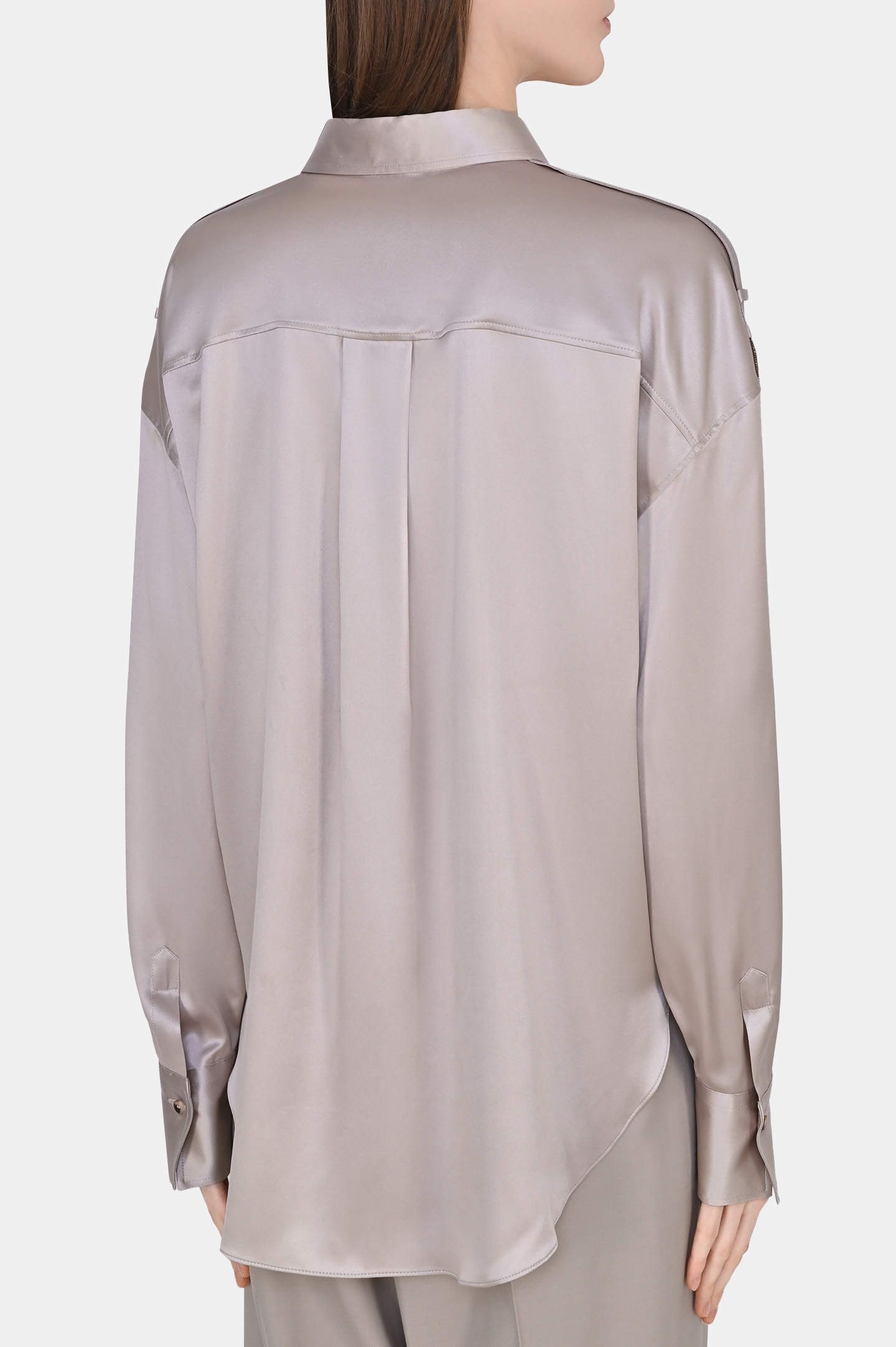 Блуза BRUNELLO  CUCINELLI MPC59RH126, цвет: Бежевый, Женский