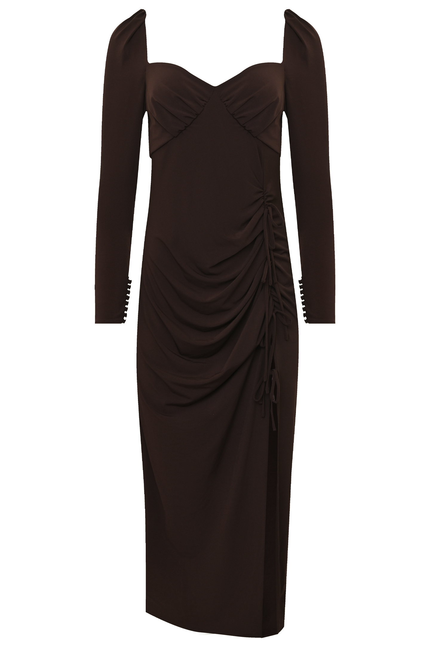 Платье SELF PORTRAIT RS22-114M, цвет: Коричневый, Женский