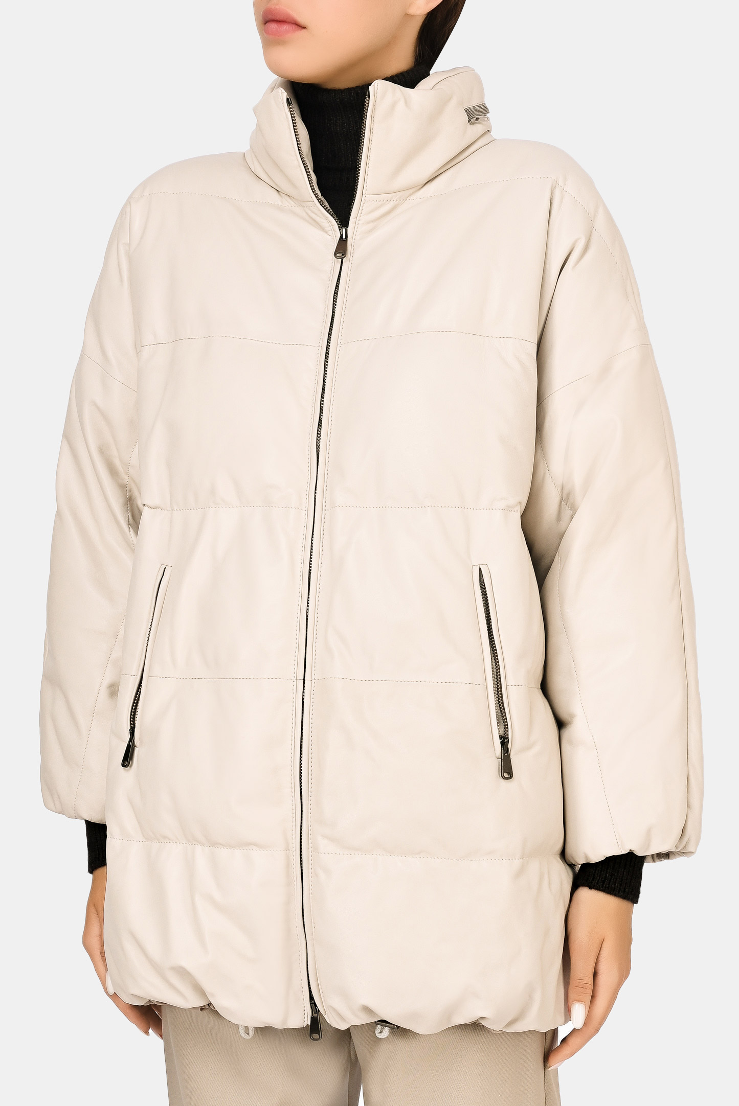Куртка BRUNELLO  CUCINELLI MPTAN2781, цвет: Молочный, Женский