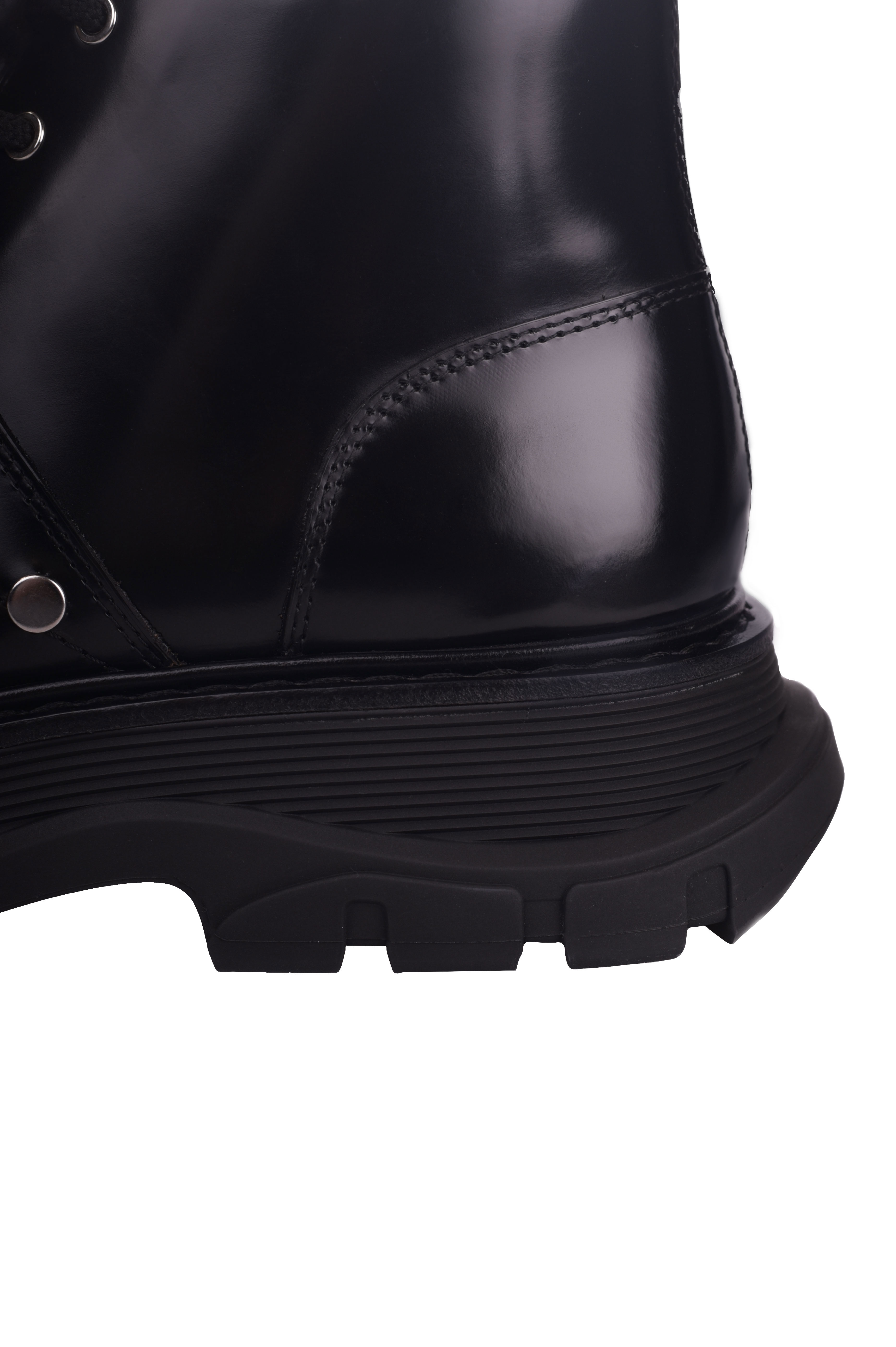 Ботинки ALEXANDER MCQUEEN 595469 WHQSG, цвет: Черный, Женский