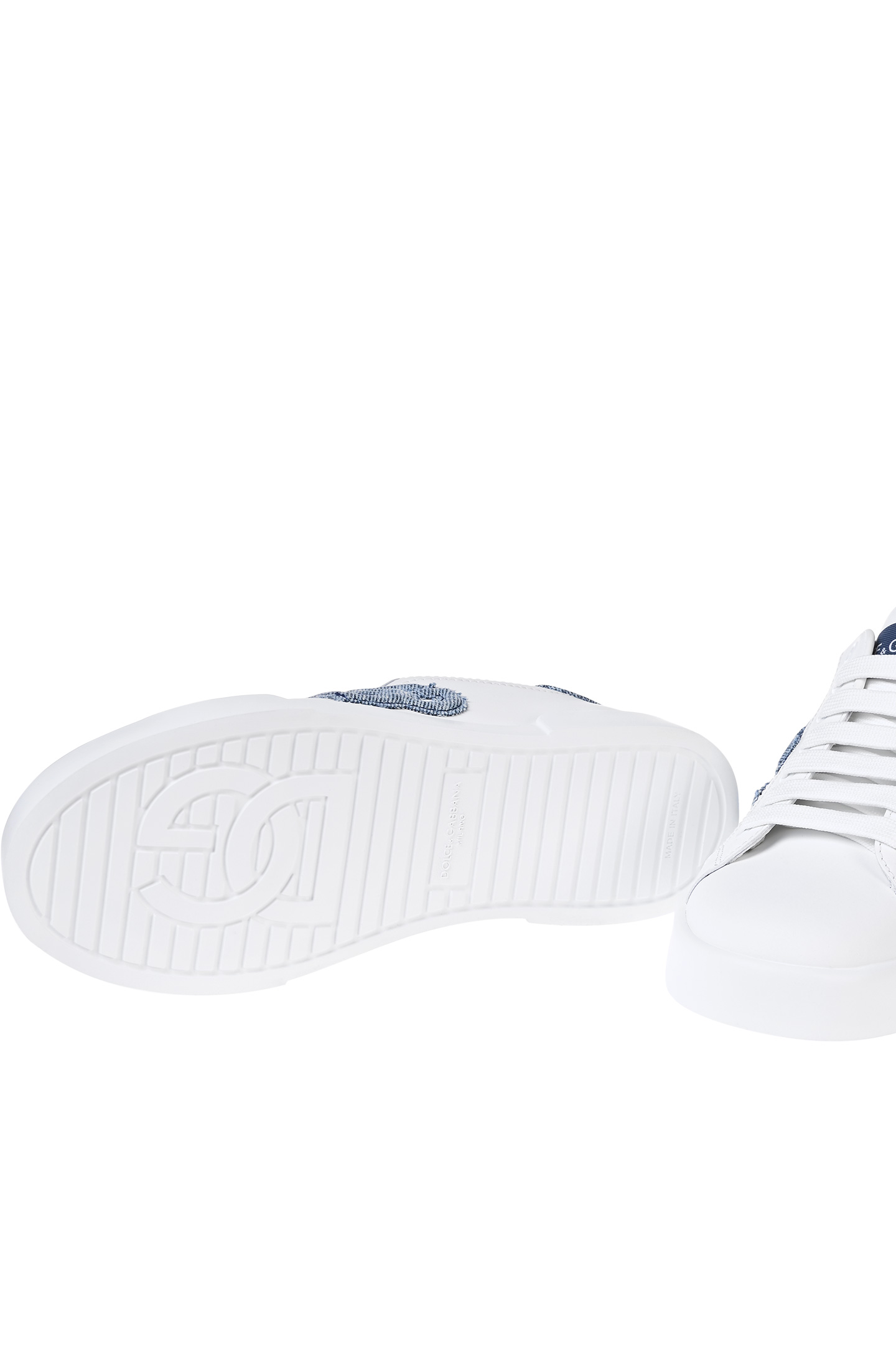 Кеды DOLCE & GABBANA CK2318 A6H53 , цвет: Белый, Женский