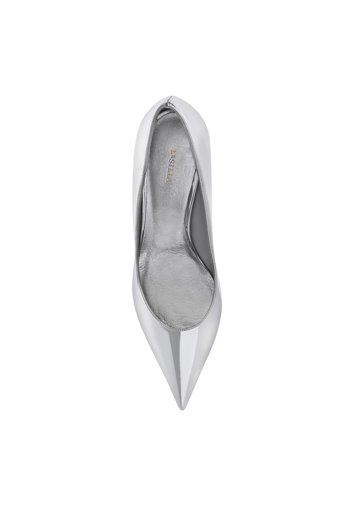 Туфли-лодочки на низком каблуке LE SILLA 4212Z060G7PPMRA, цвет: Серебряный, Женский